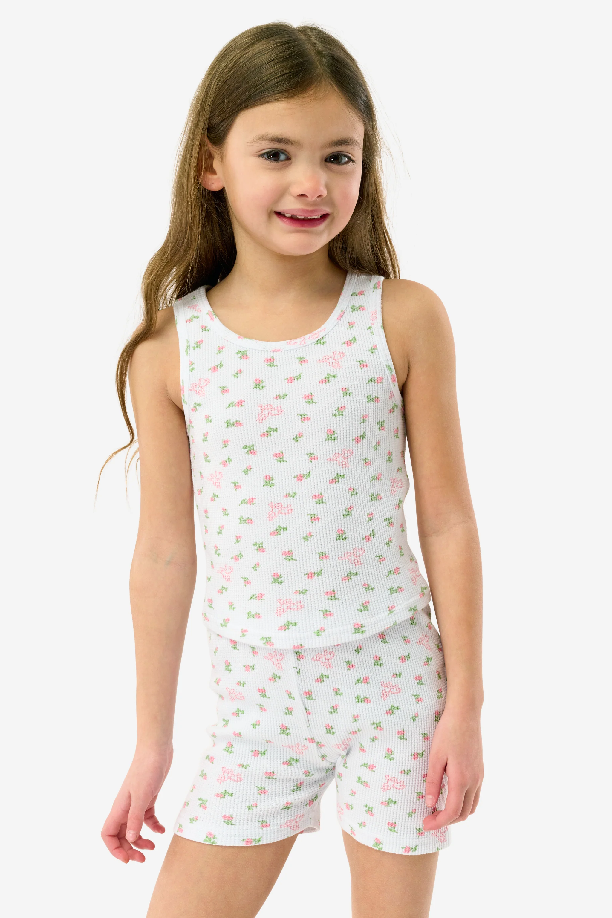 Kids Mini Monkey Blossom Mila Tank Set - Image 2