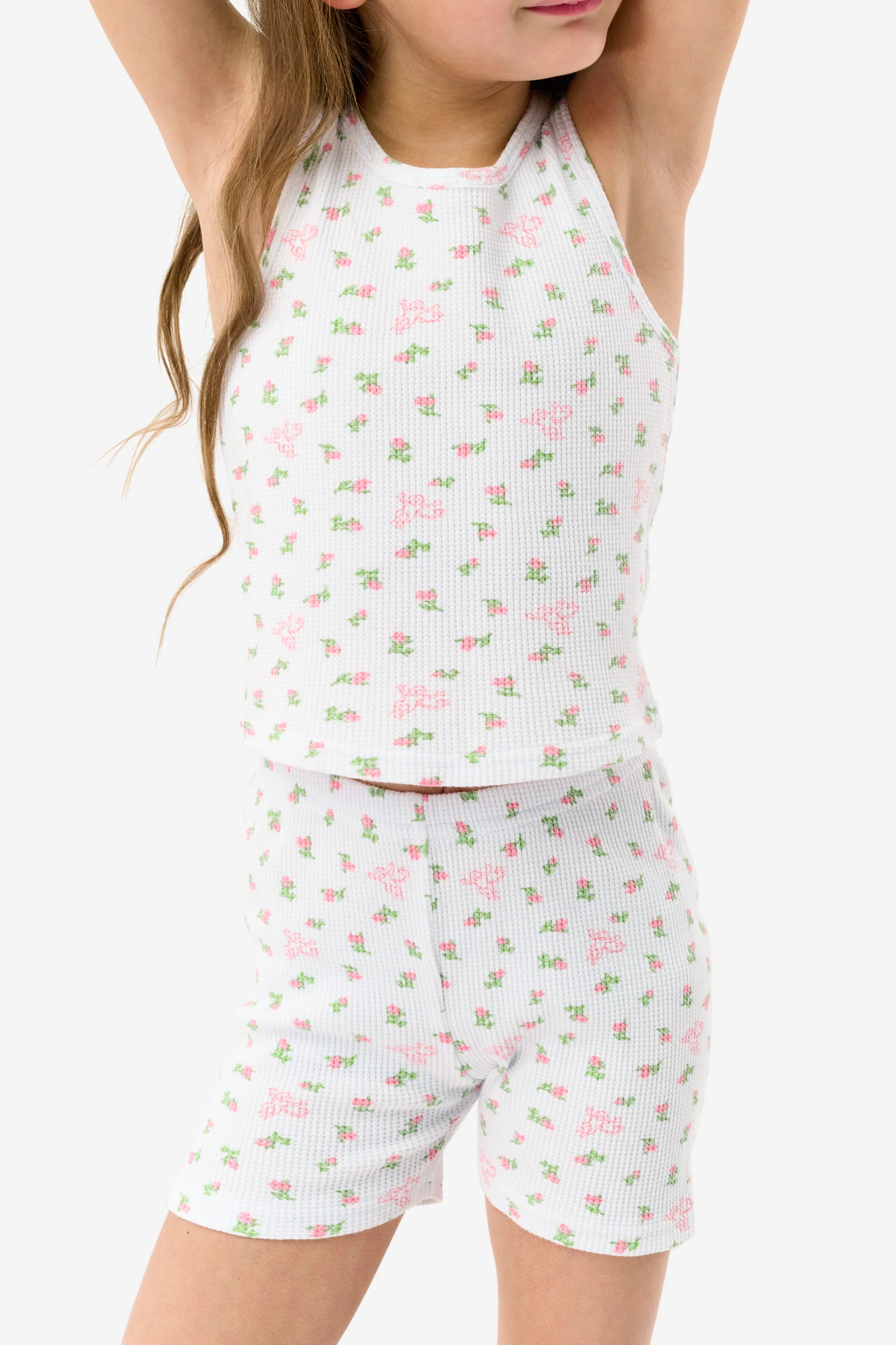 Kids Mini Monkey Blossom Mila Tank Set - Image 3