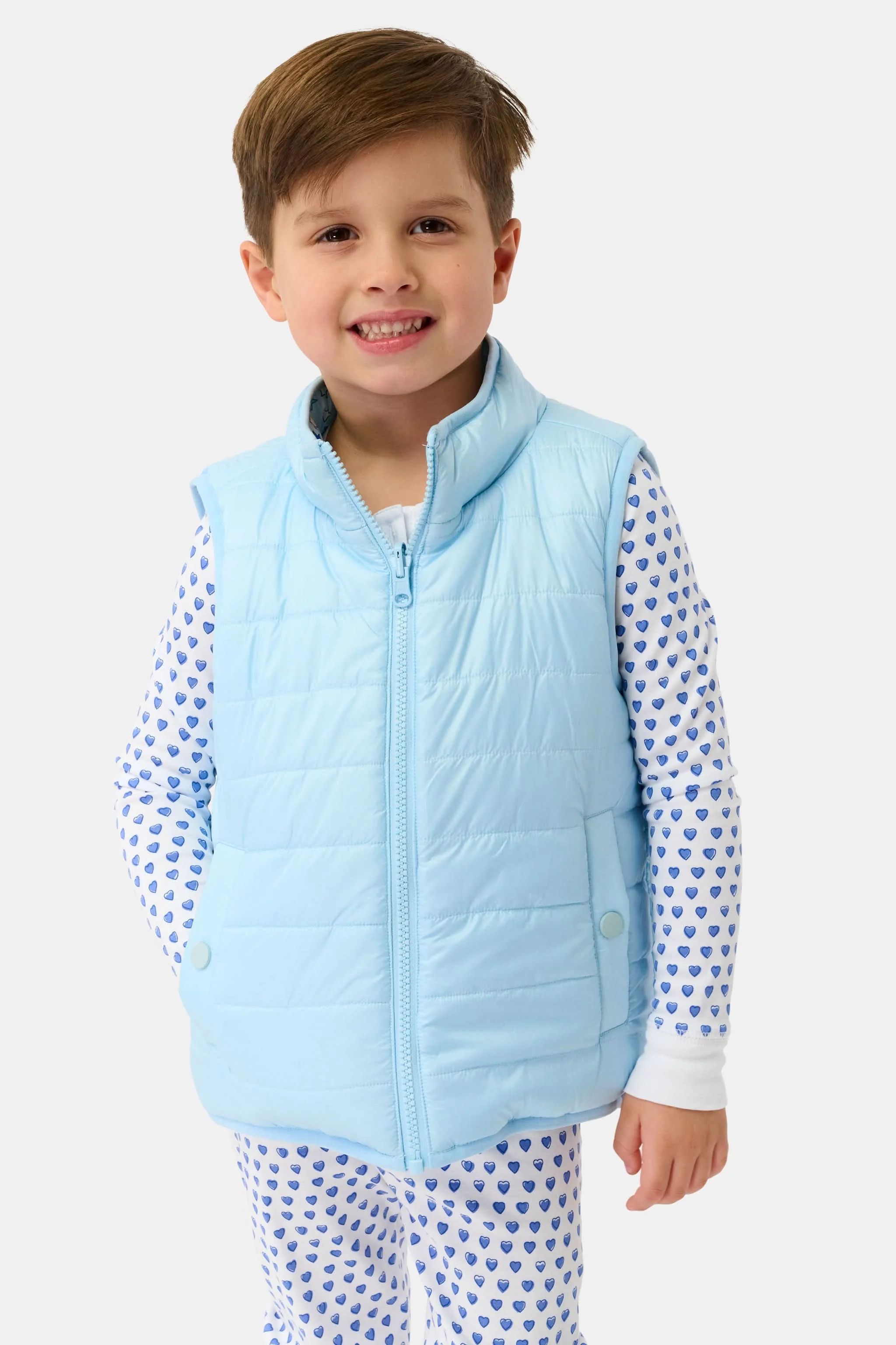 Kids Pop Stars Kiana Reversible Puffer Vest - Image 2