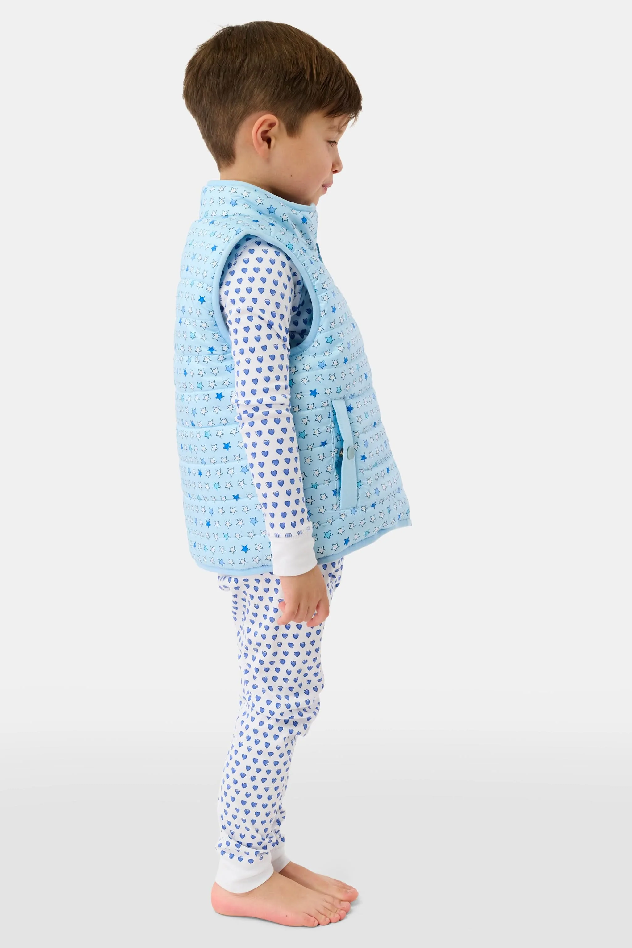 Kids Pop Stars Kiana Reversible Puffer Vest - Image 6
