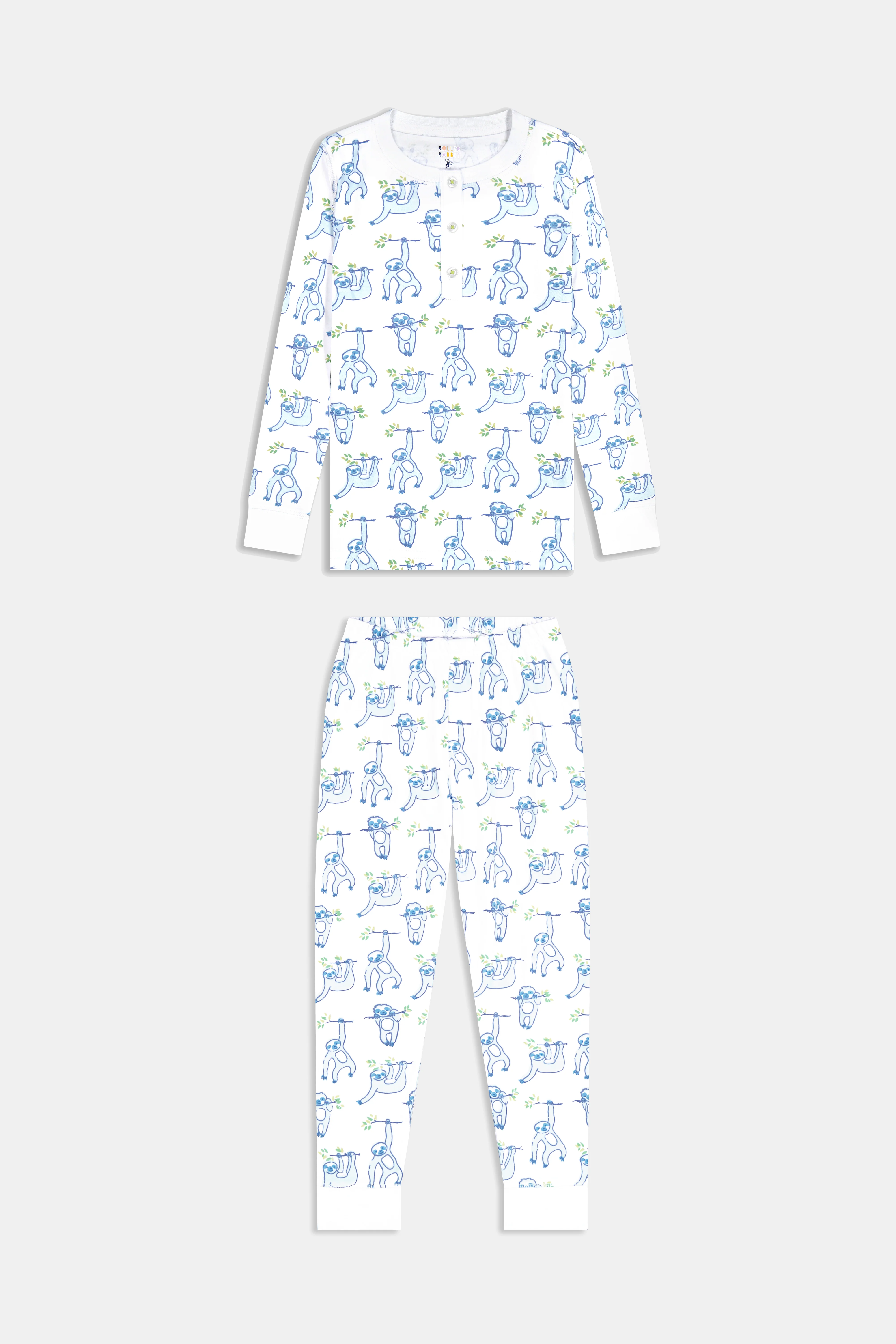 Kids Sleepy Sloth Pajamas - Image 10