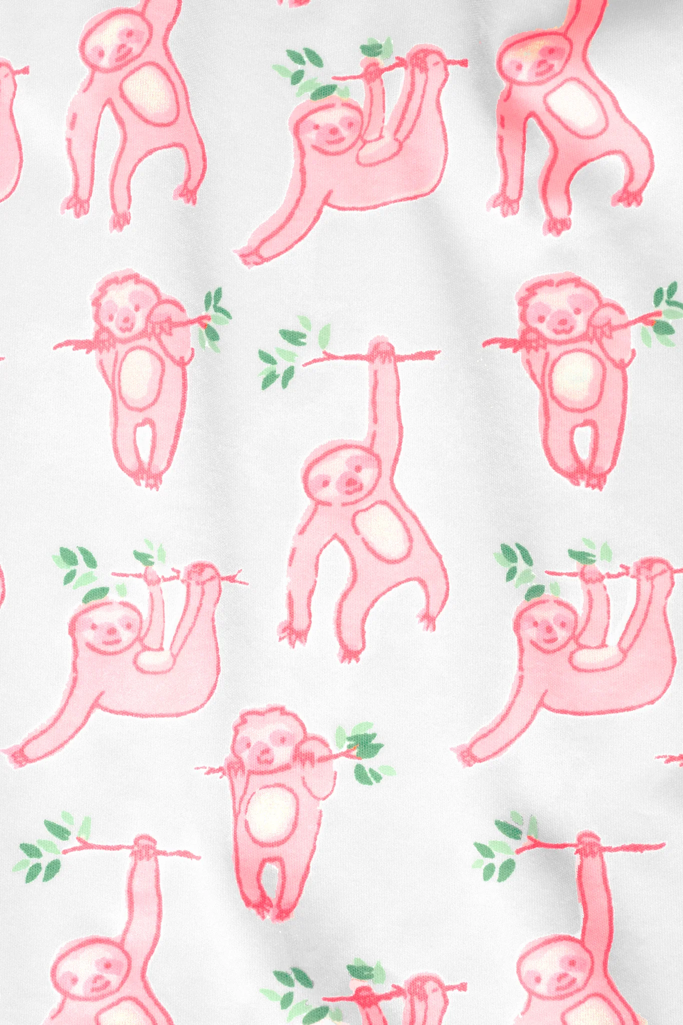 Infant Sleepy Sloth Zipper Footie - Image 3
