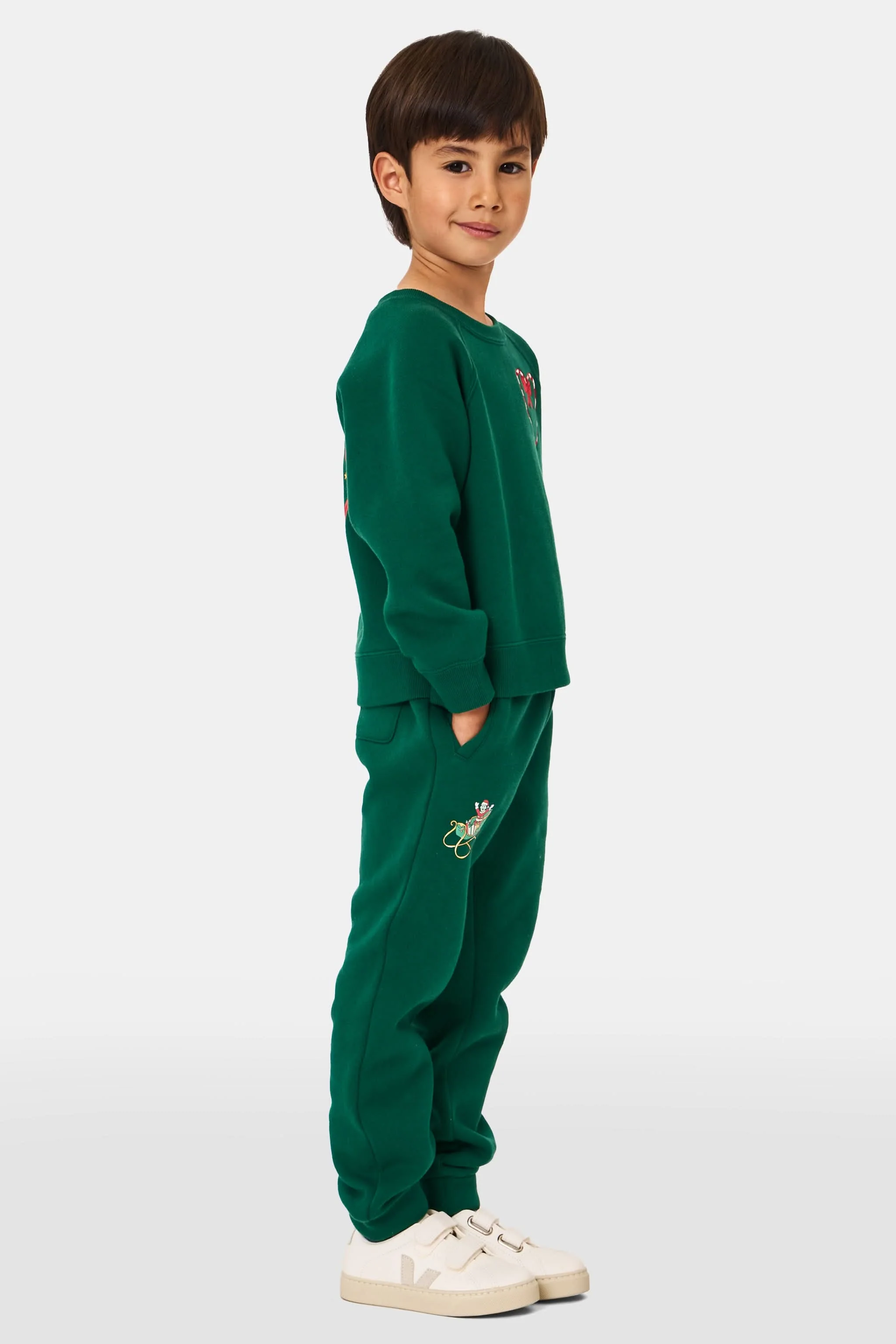 Kids Snow Village Sweatpants - Image 3