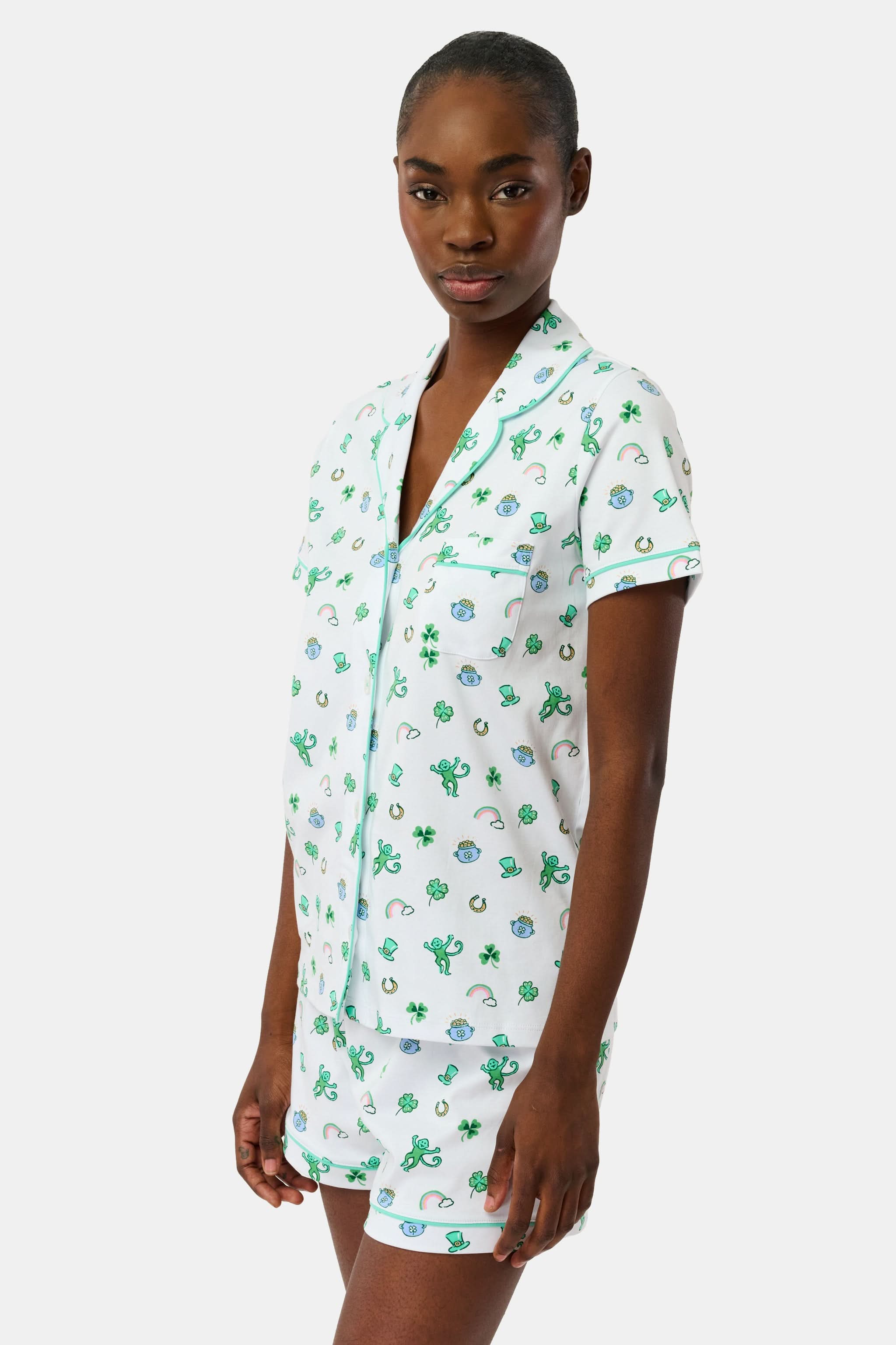 Luck O' the Monkey Polo Pajamas - Image 3