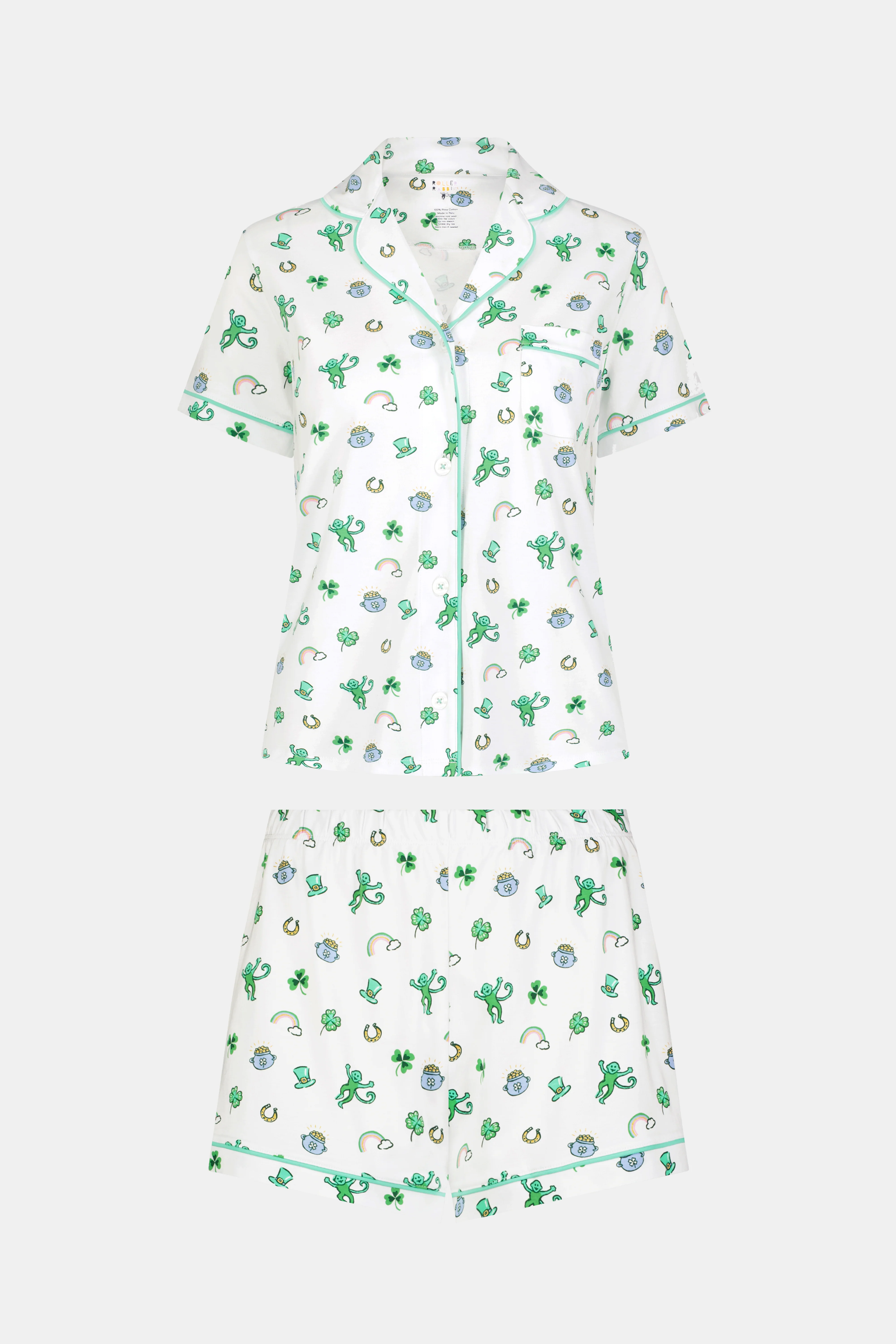 Luck O' the Monkey Polo Pajamas - Image 6