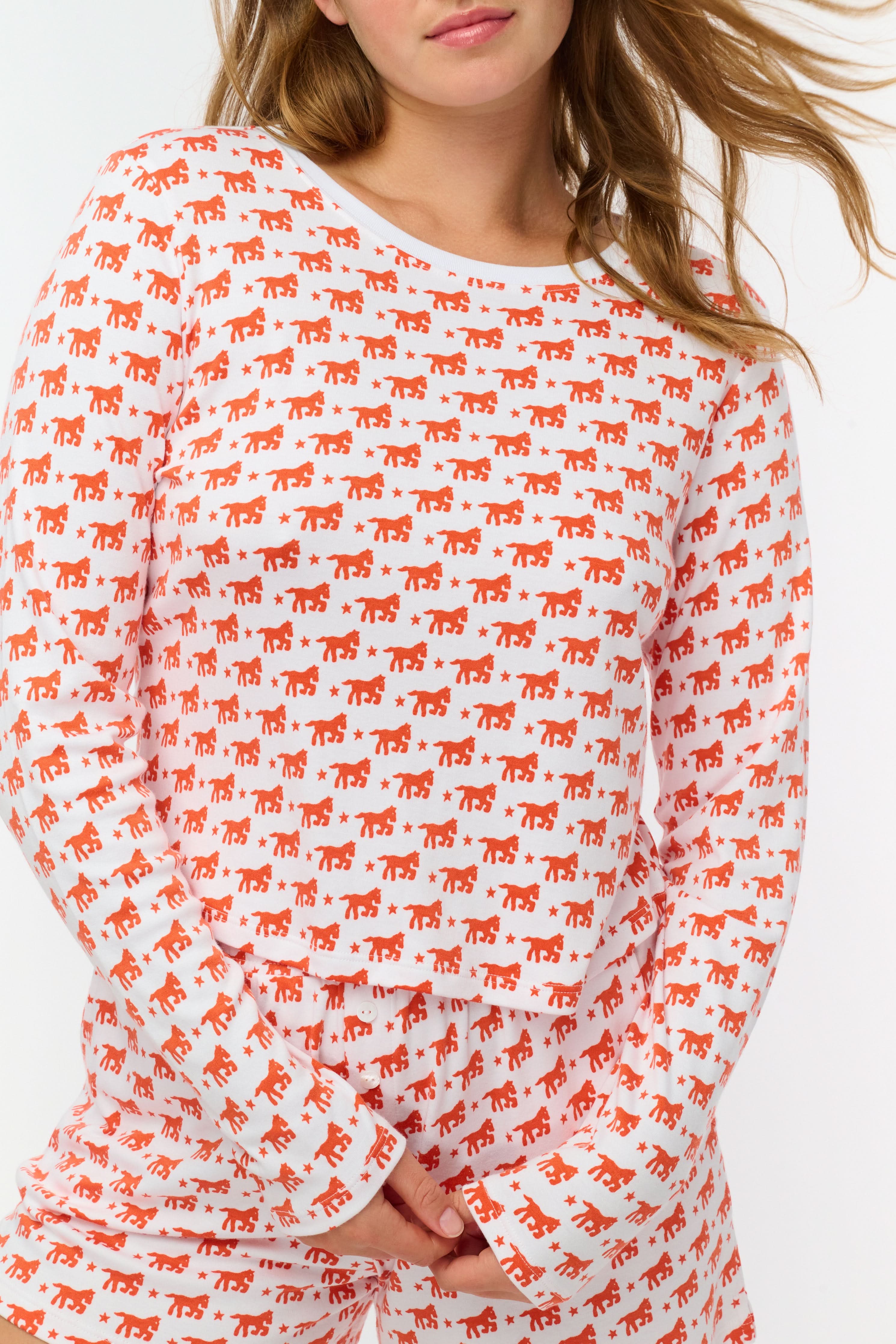 Lucky Stars Long Sleeve Baby Tee - Image 2
