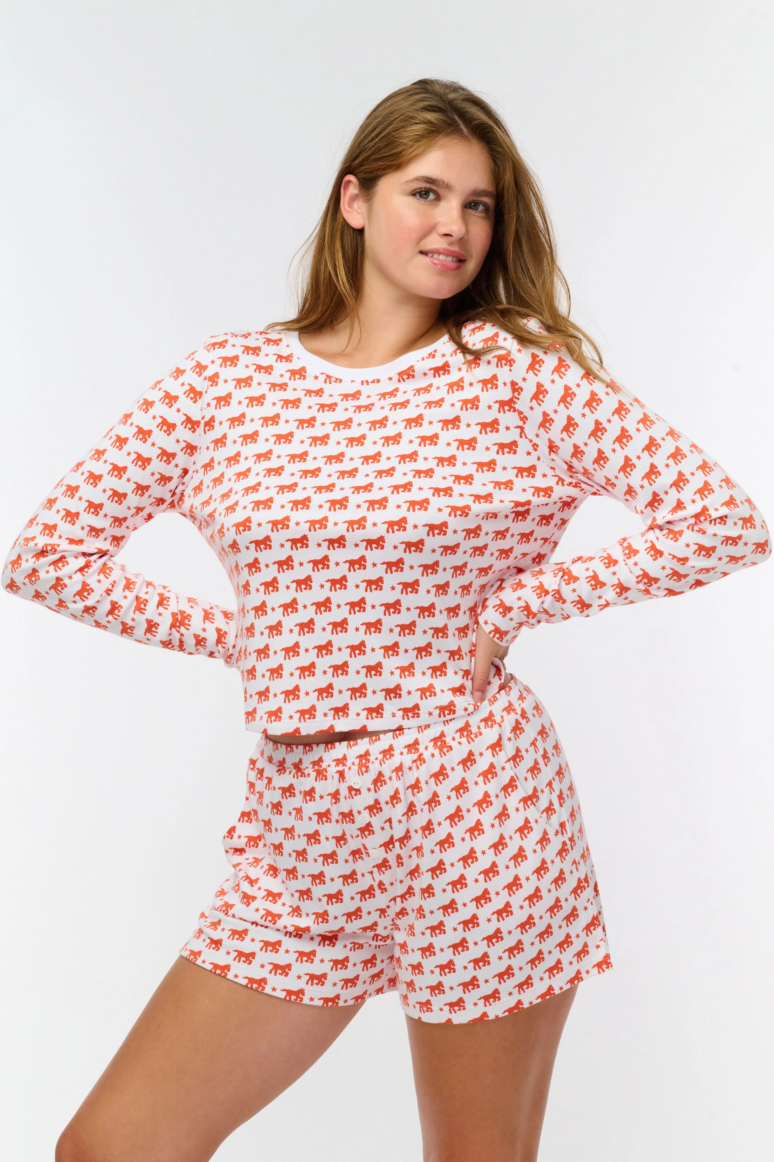 Lucky Stars Long Sleeve Baby Tee - Image 5