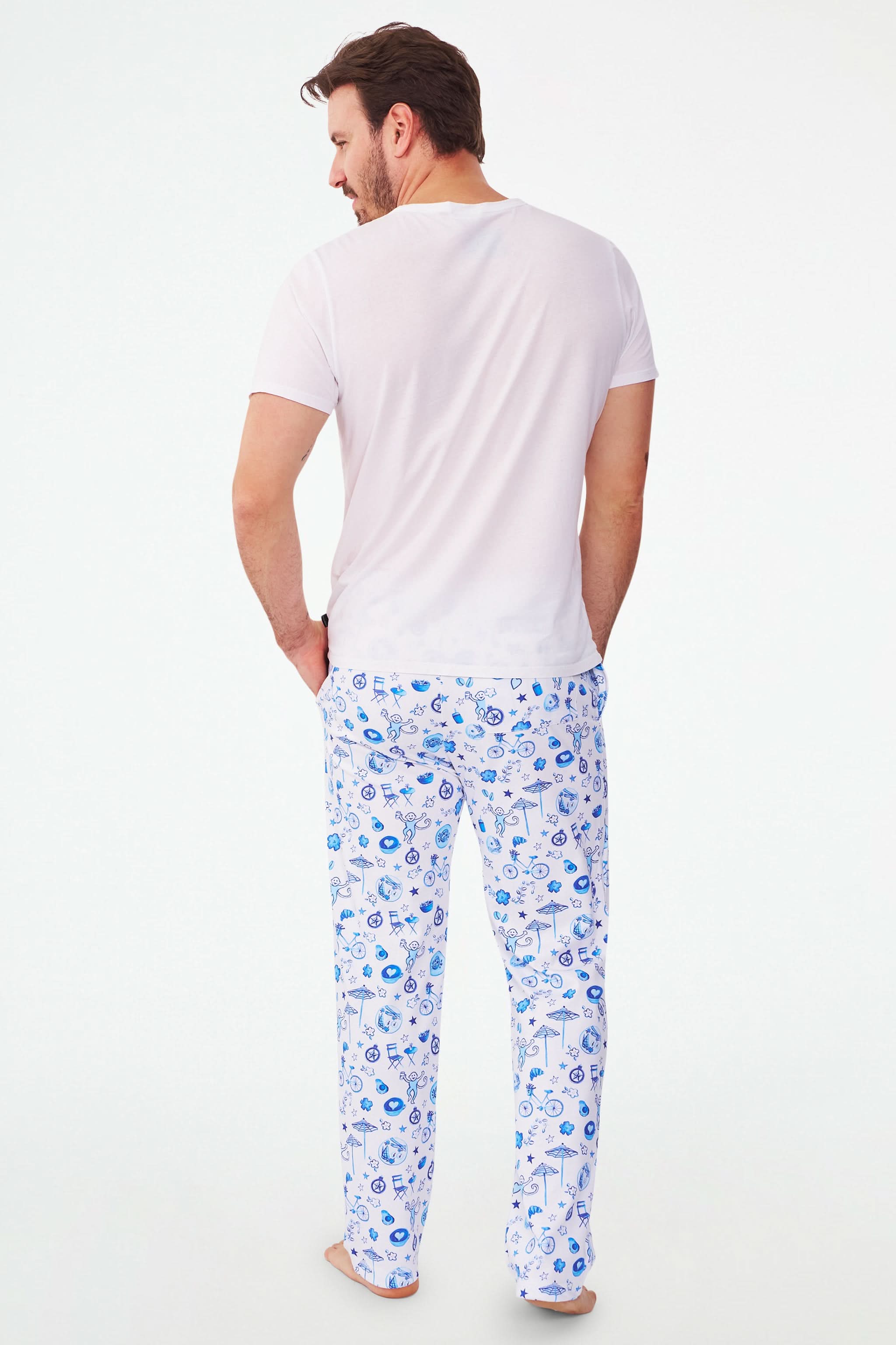Mens Latte Lane Simon Pant - Image 5