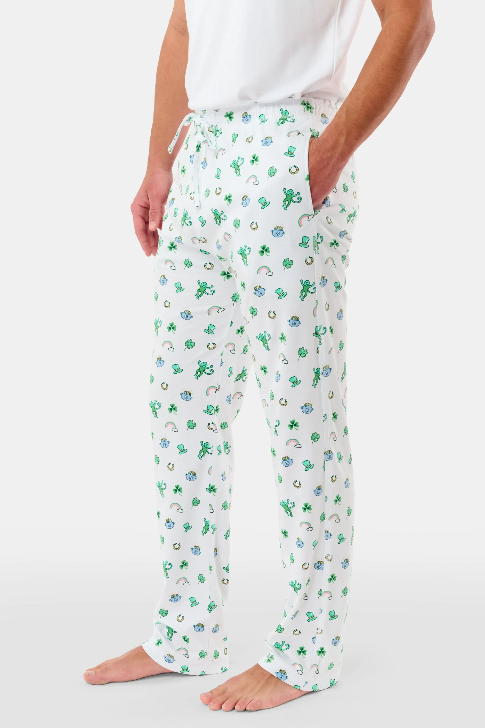 Mens Luck O' The Monkey Simon Pant - Image 3