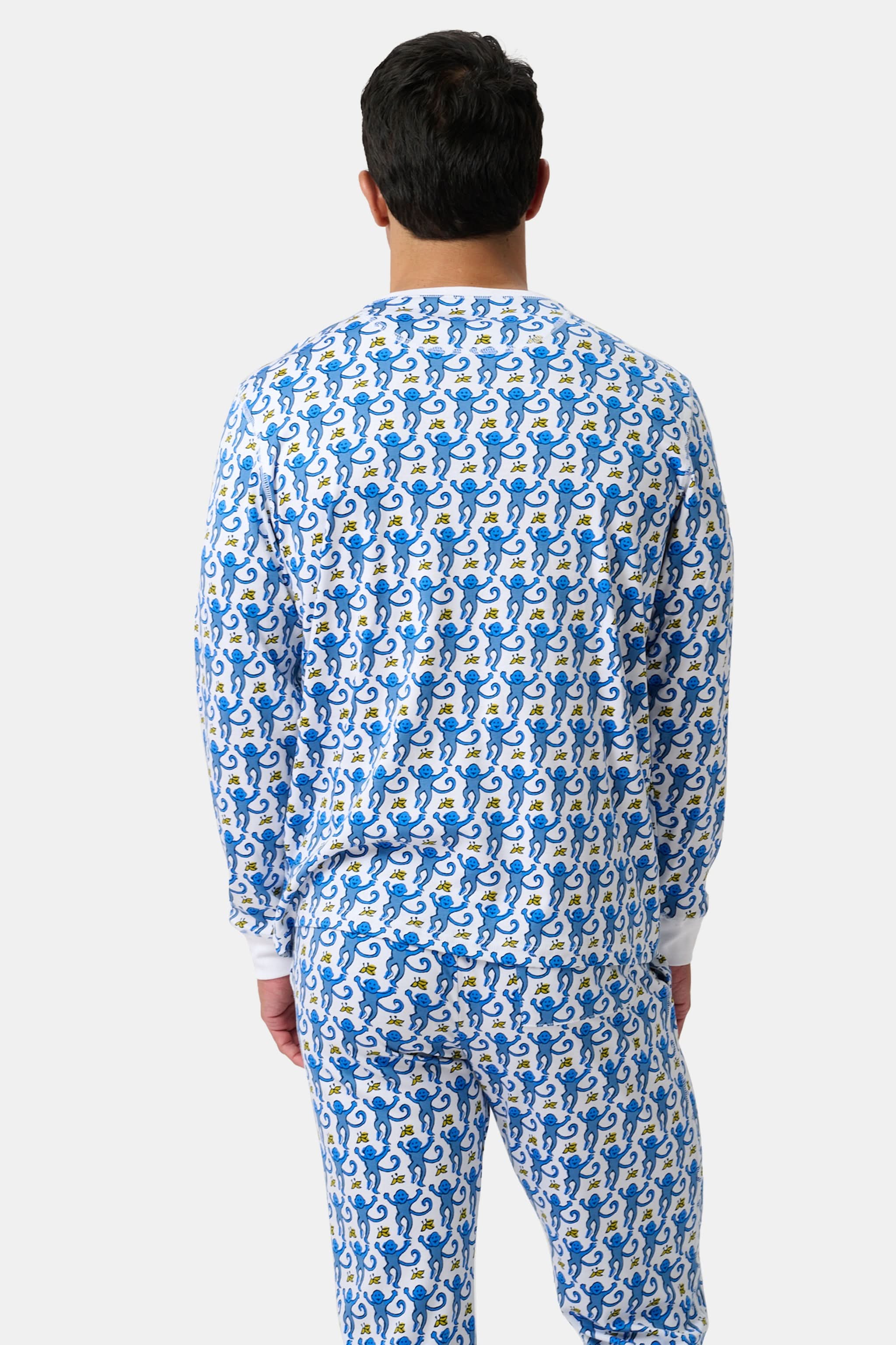 Mens Monkey Spencer Pajamas - Image 4