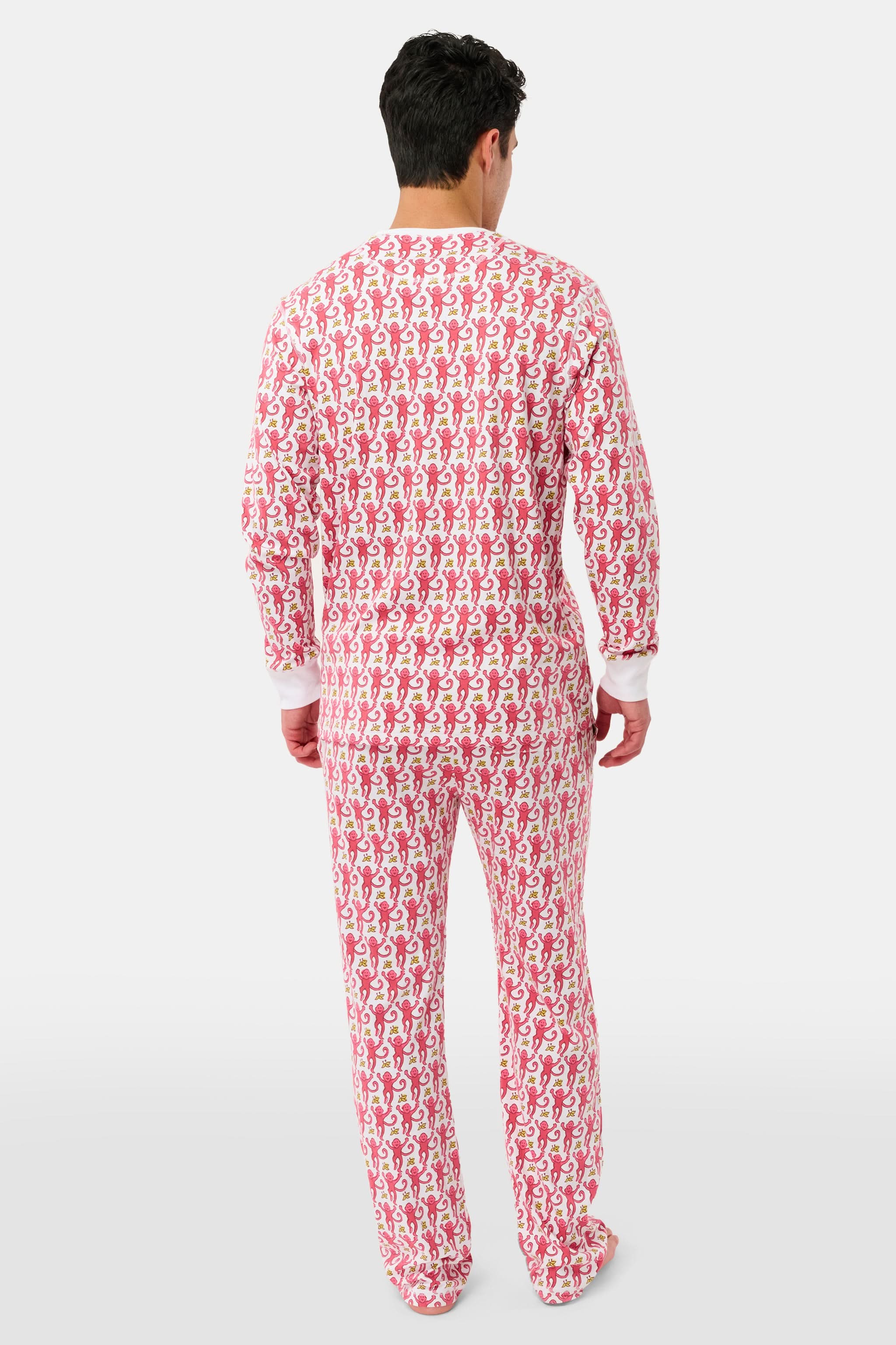 Mens Monkey Spencer Pajamas - Image 5