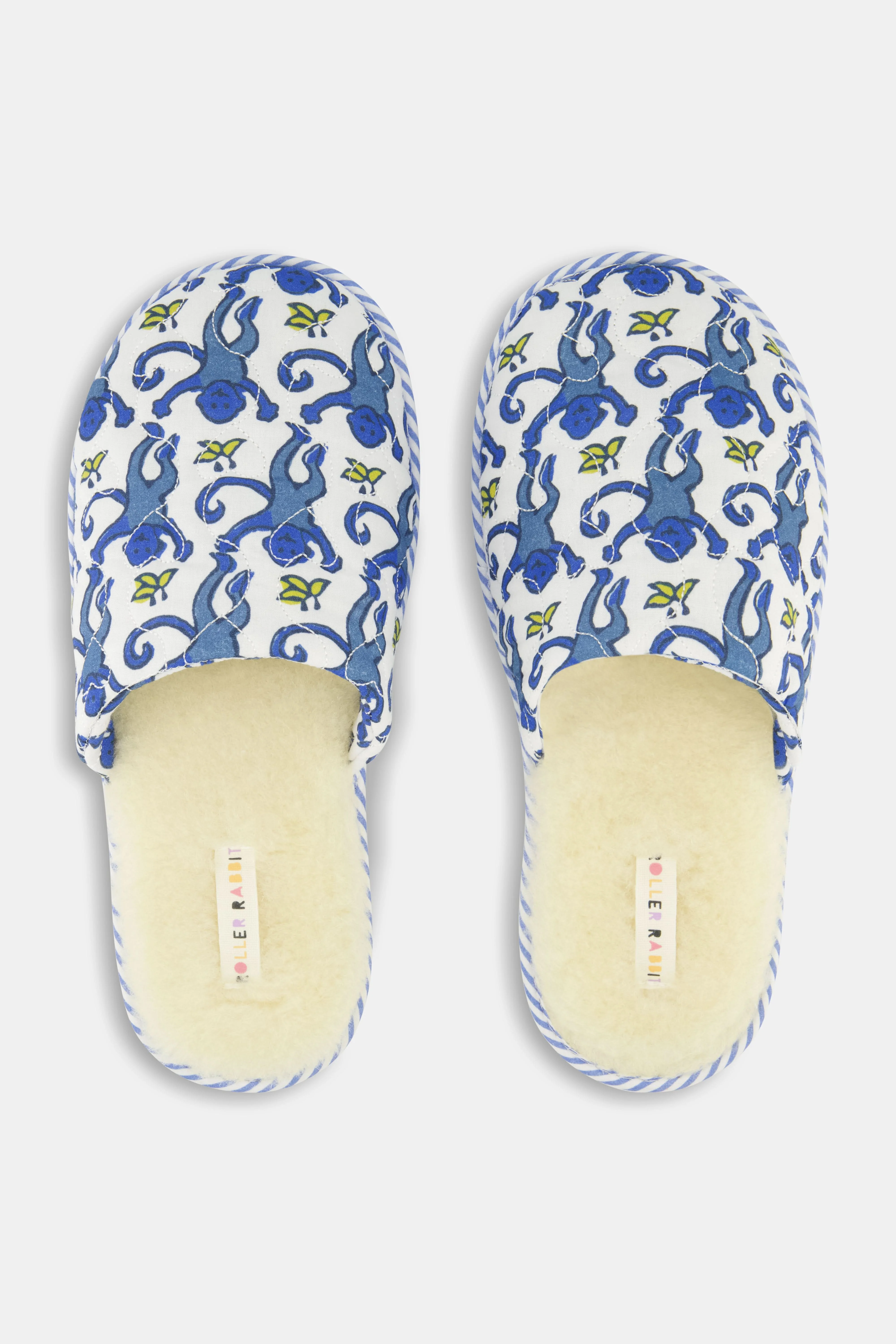 Monkey Quilted Slippers - Image 3