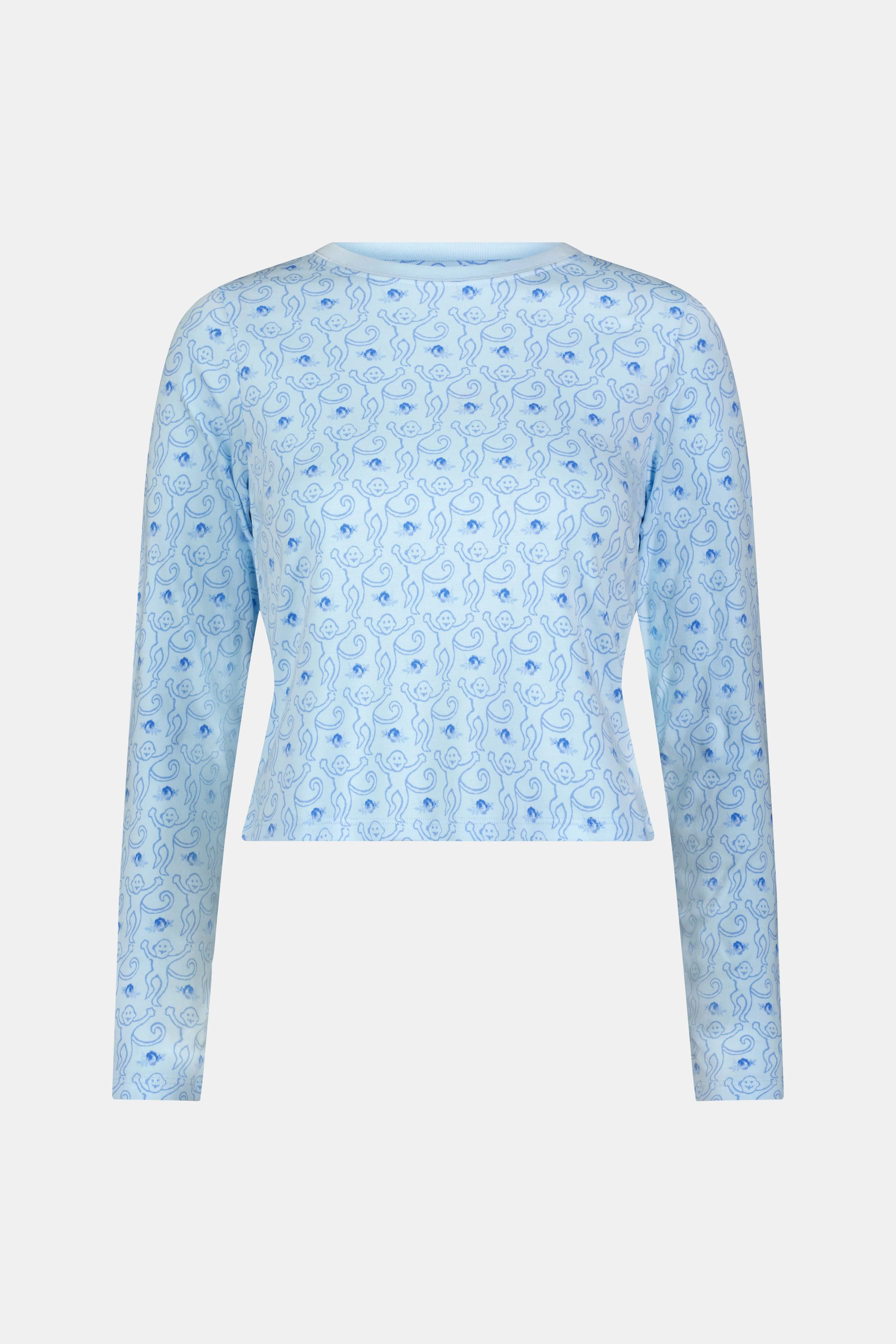 Monkey Rosebud Long Sleeve Baby Tee - Image 8