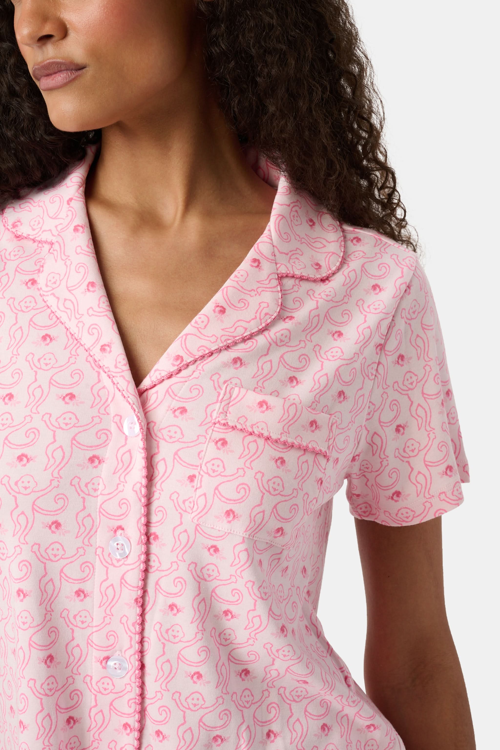 Monkey Rosebud Wyatt Polo Pajamas - Image 3