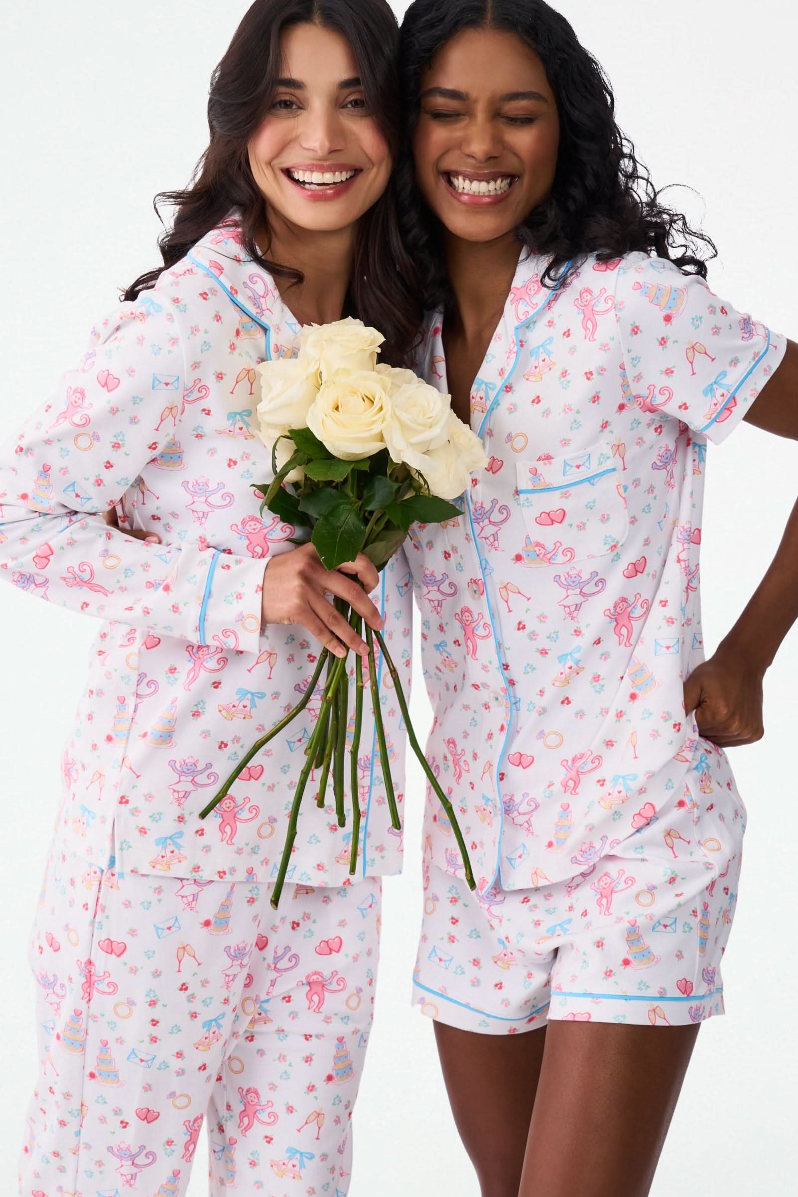 Monkey Said Yes Long Sleeve Polo Pajamas - Image 4