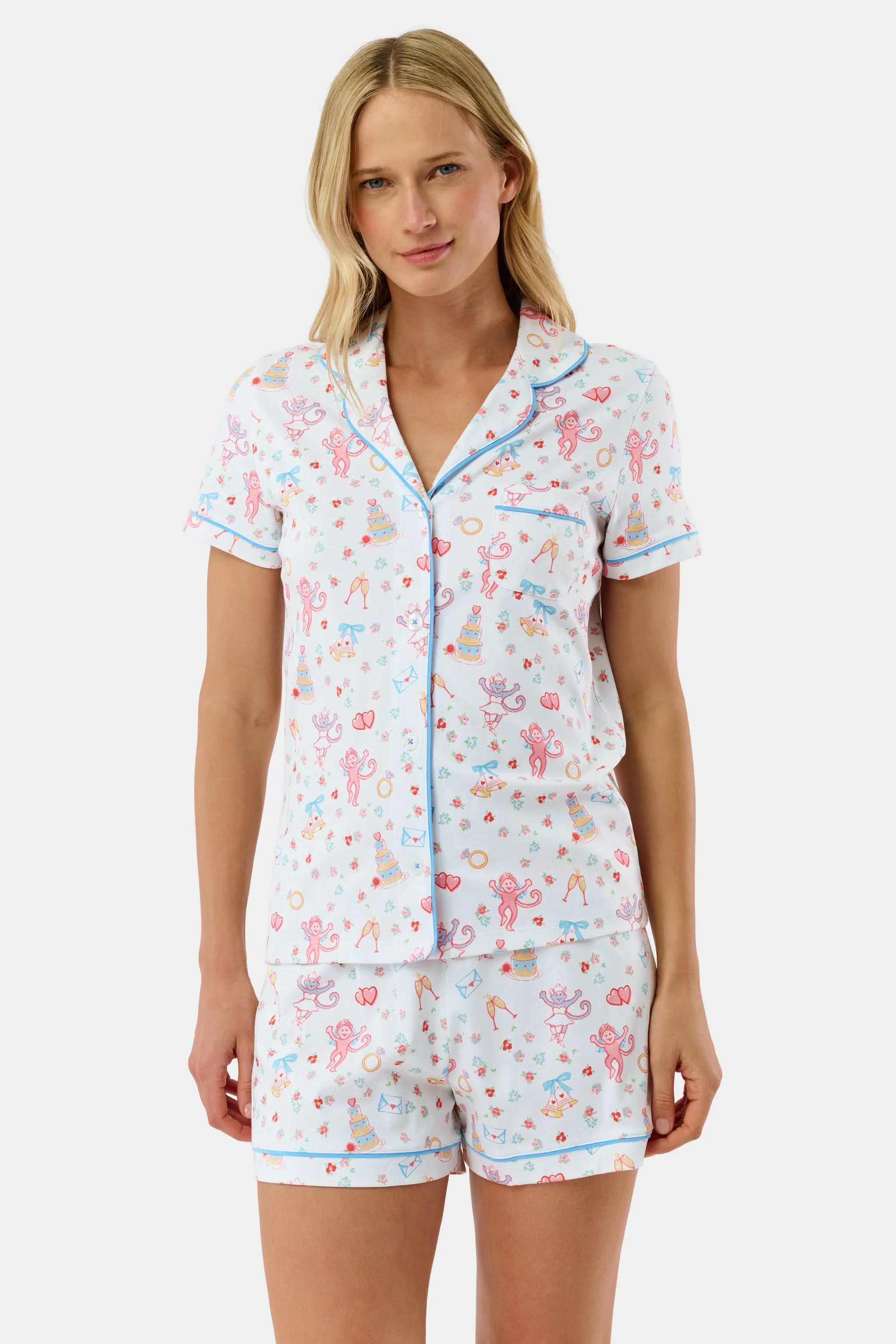 Monkey Said Yes Polo Pajamas