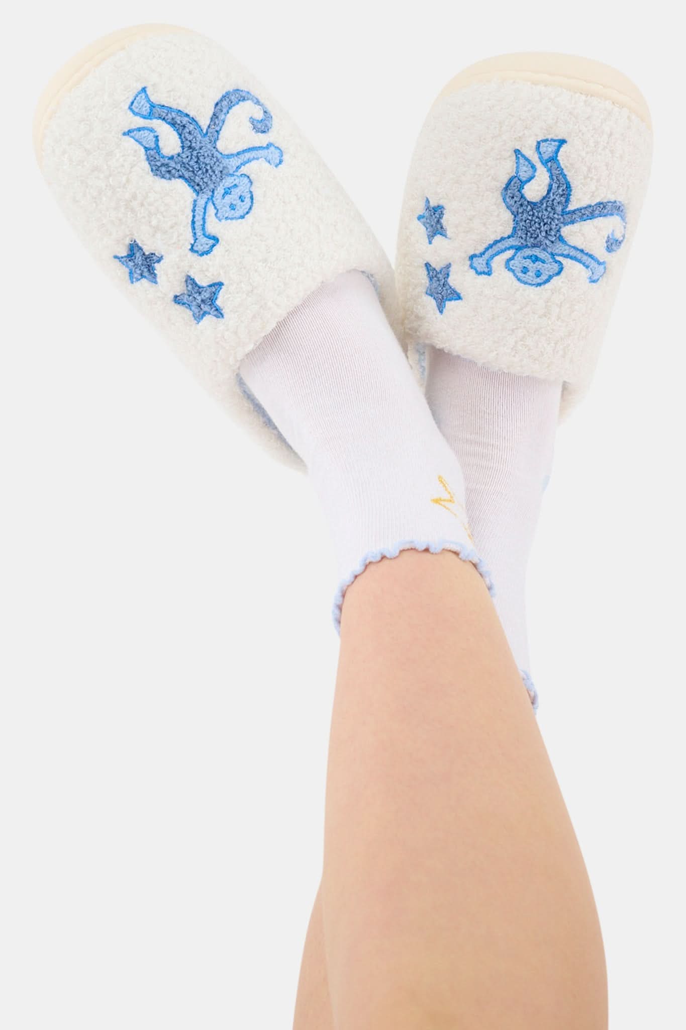 Monkey Star Fuzzy Slipper - Image 3