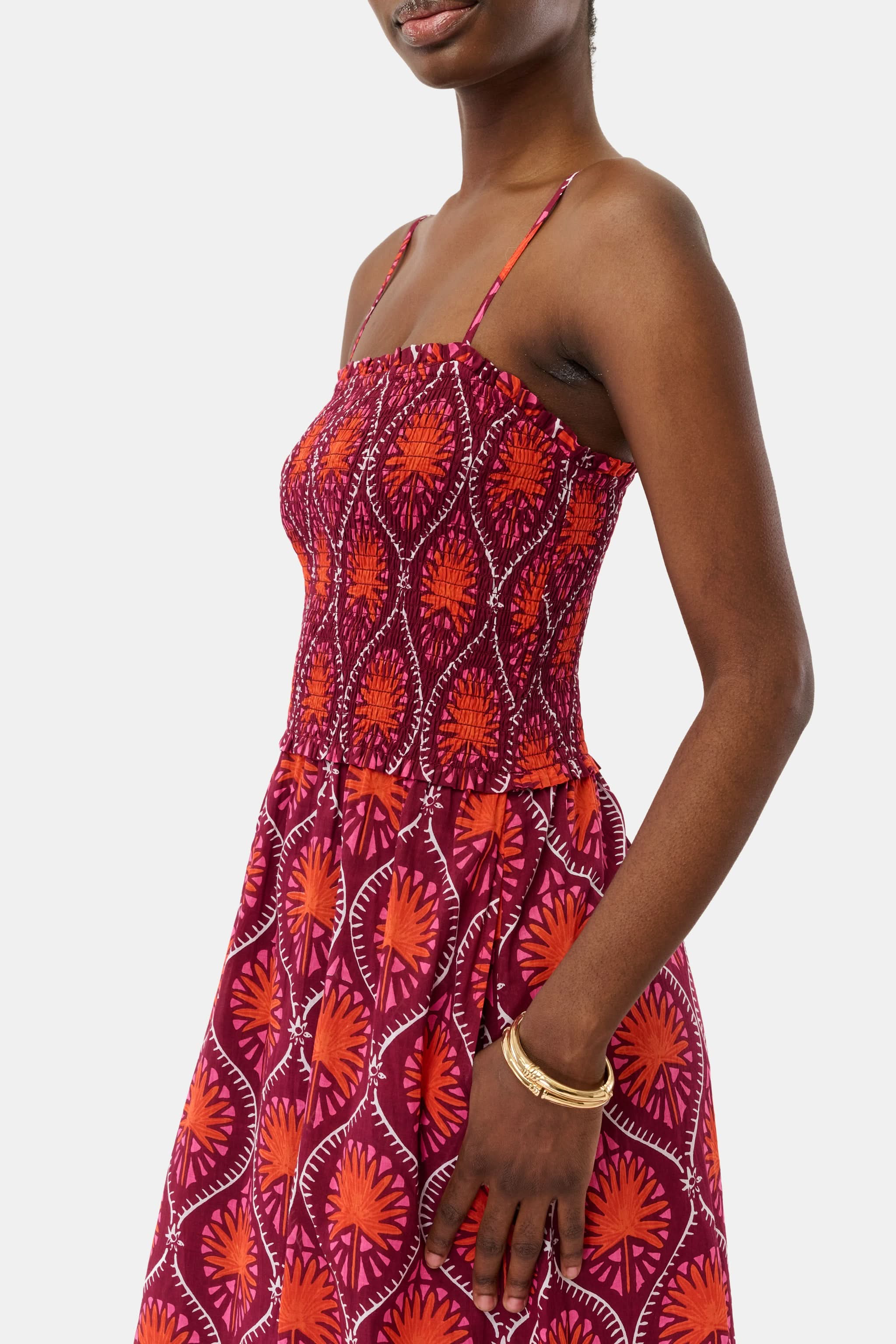 Palm Fronds Briar Dress - Image 2