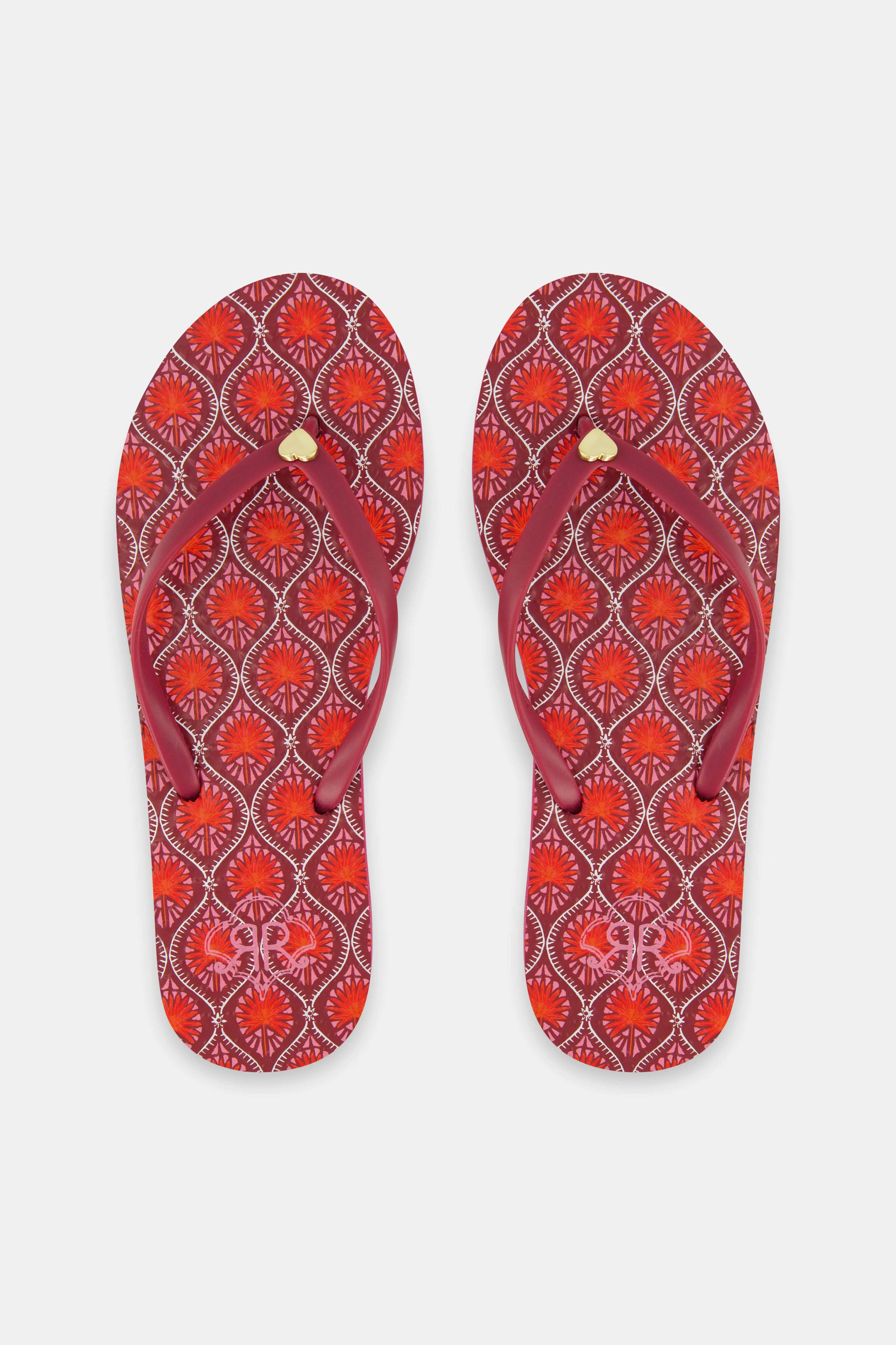 Palm Fronds Flip Flops - Image 4