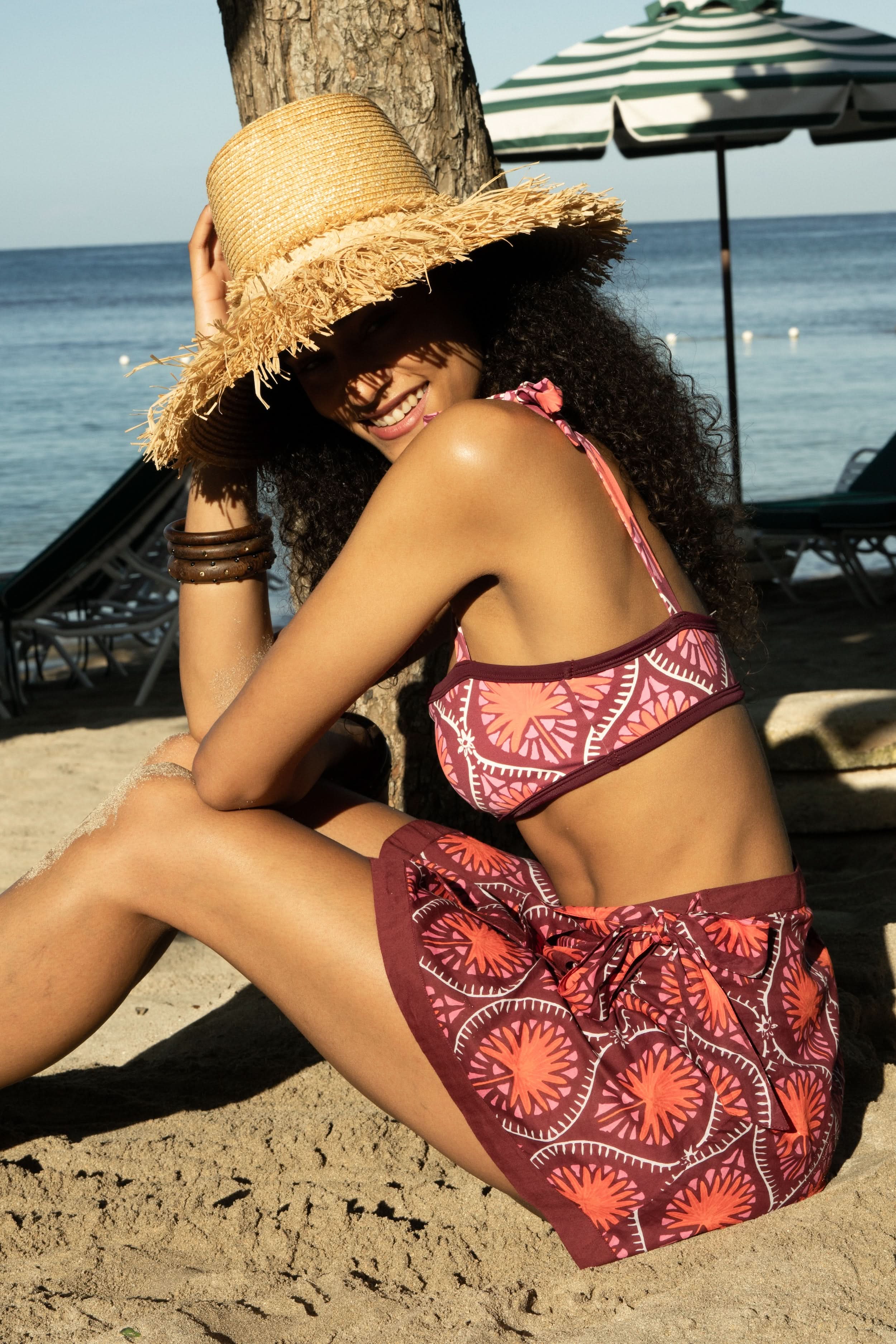 Palm Fronds Marisol Wrap Pareo