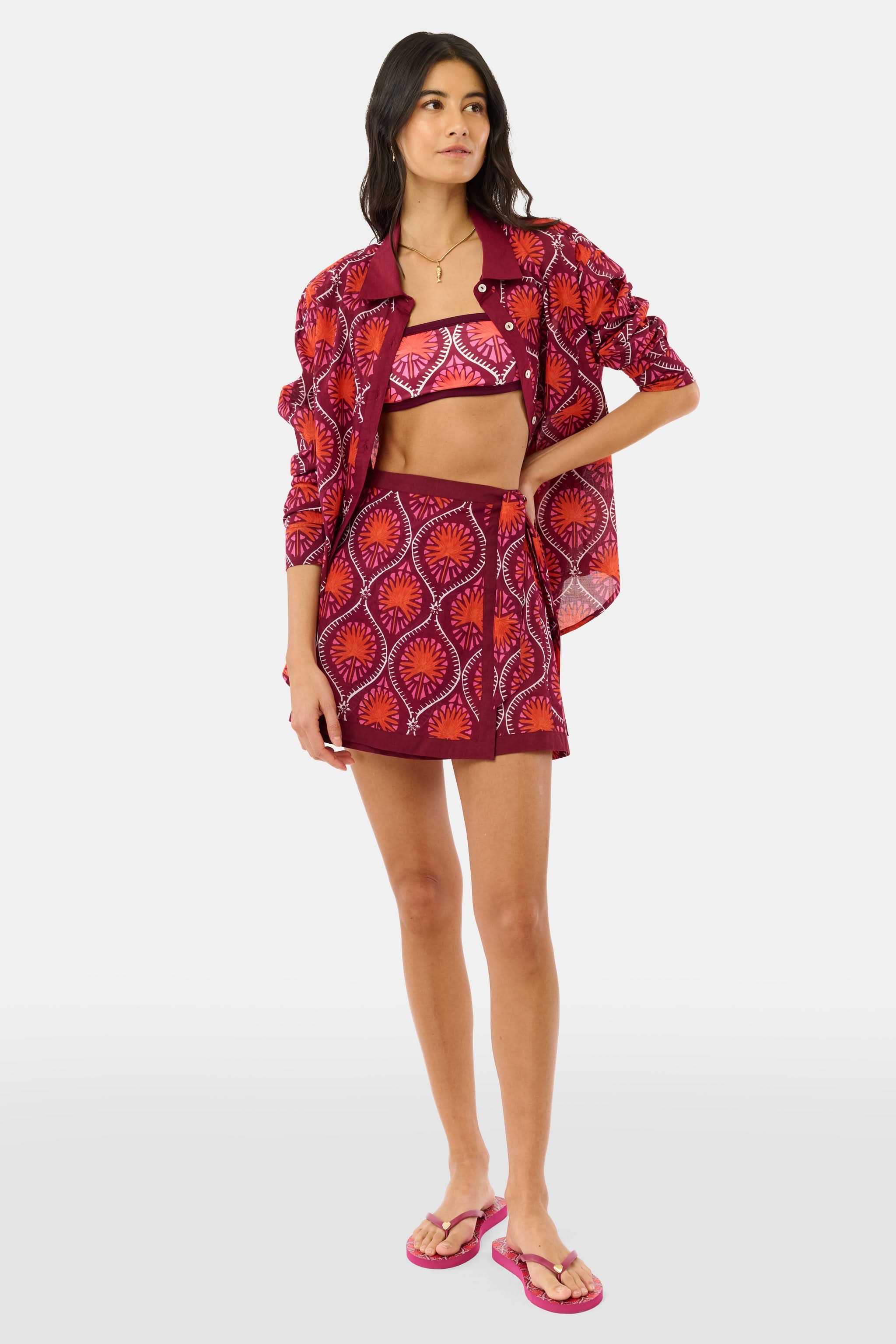 Palm Fronds Marisol Wrap Pareo - Image 5