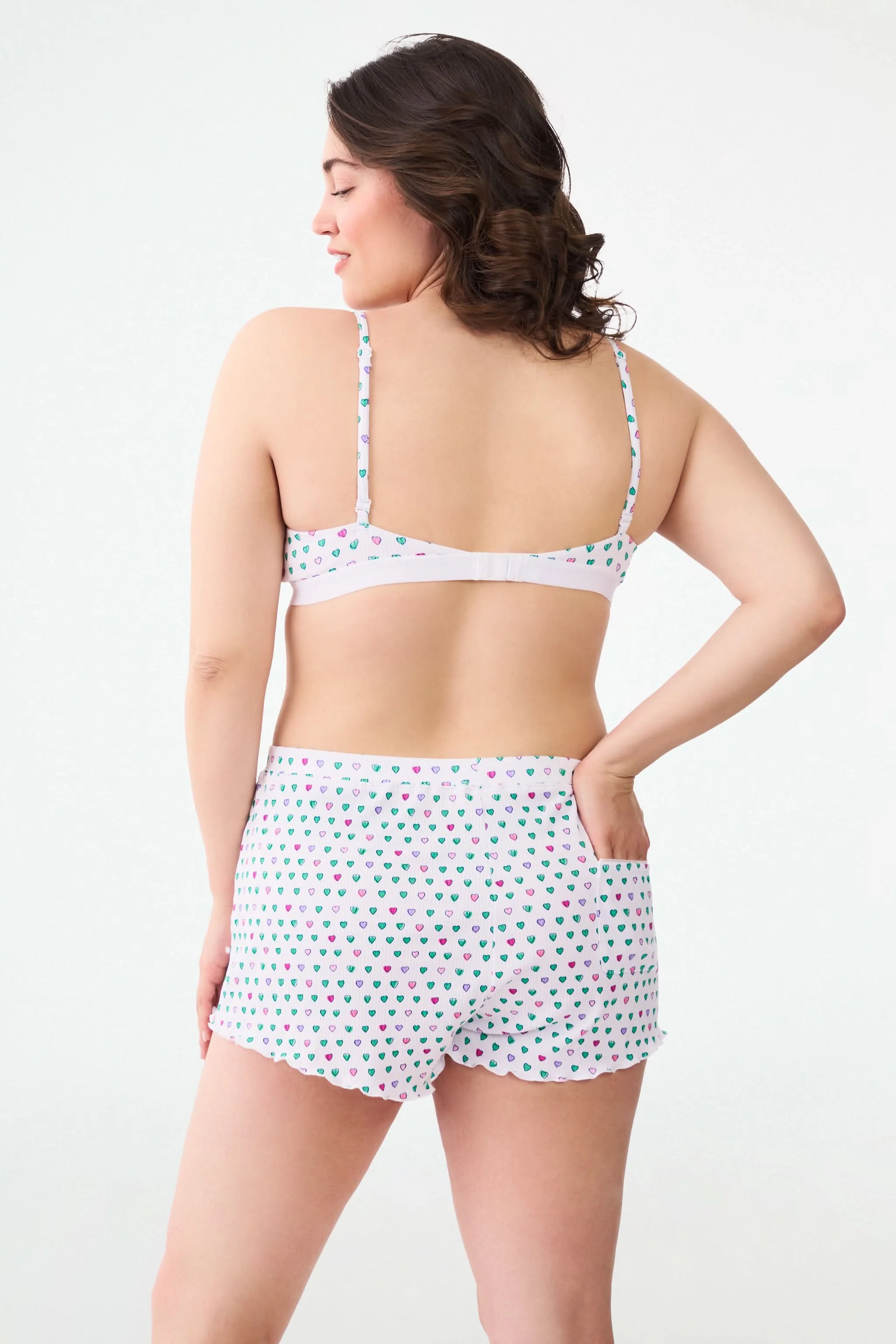 Pop Hearts Rib Sullivan Shortie - Image 5