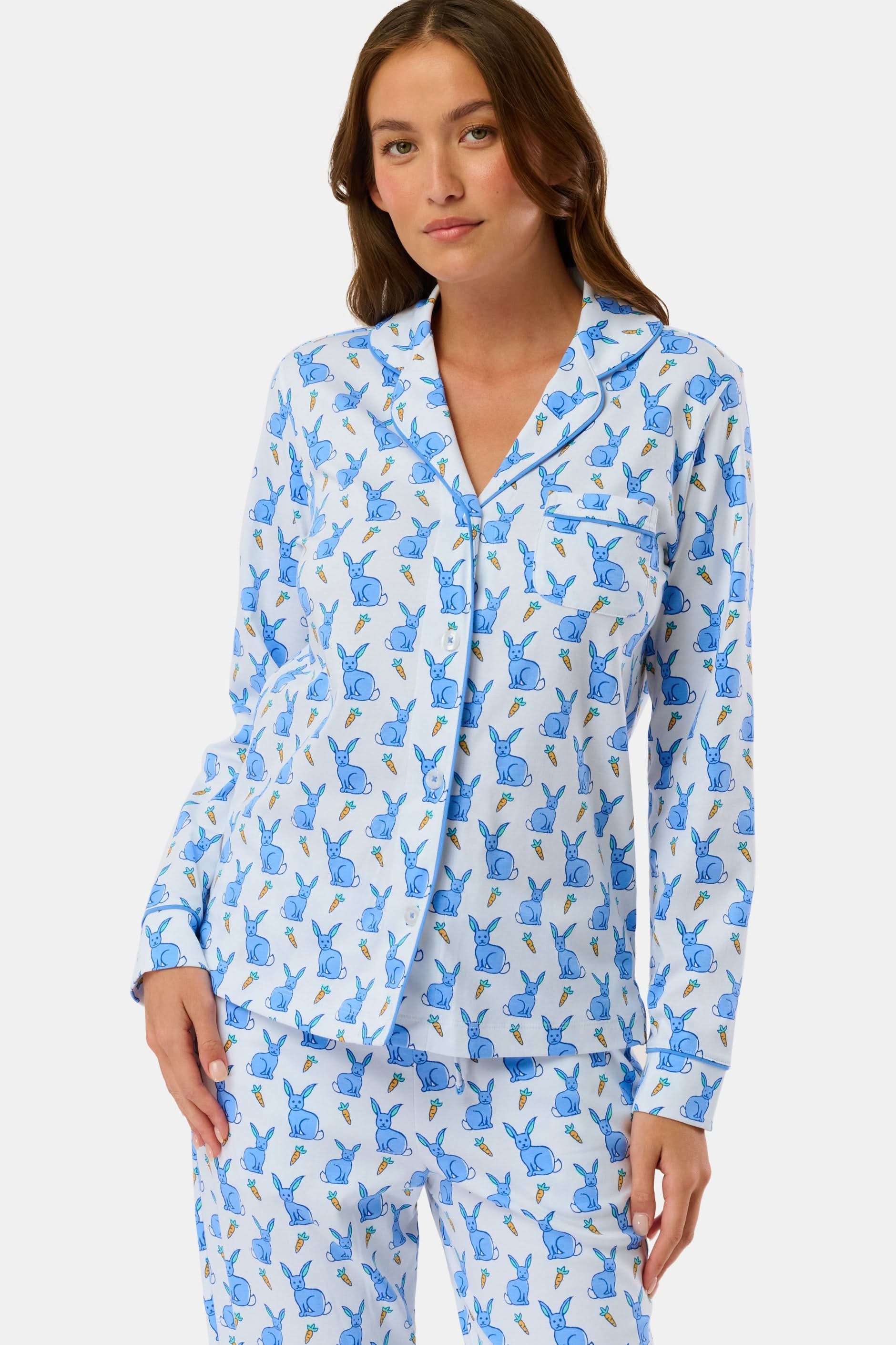 Romy the Rabbit Long Sleeve Polo Pajamas - Image 2