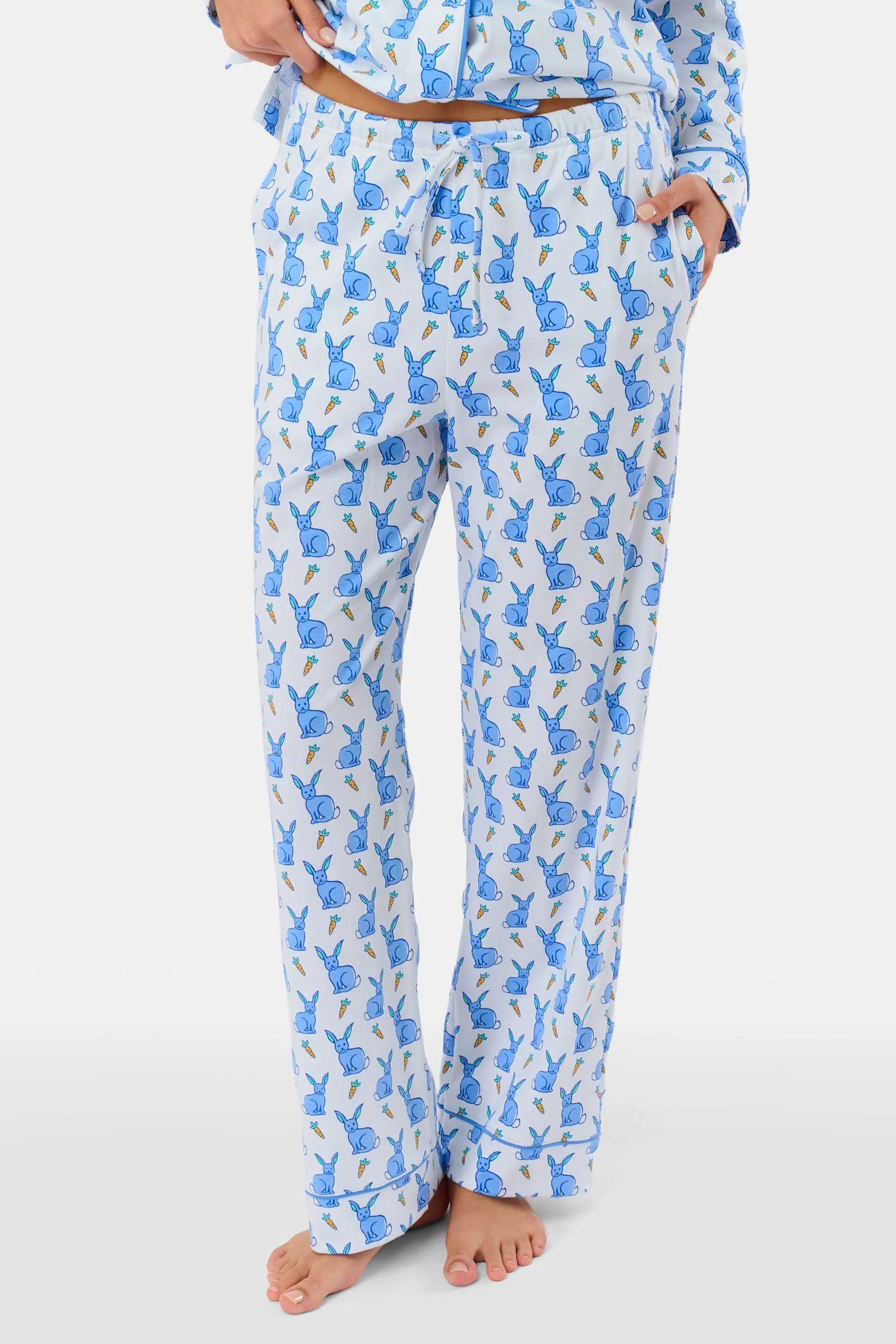 Romy the Rabbit Long Sleeve Polo Pajamas - Image 4