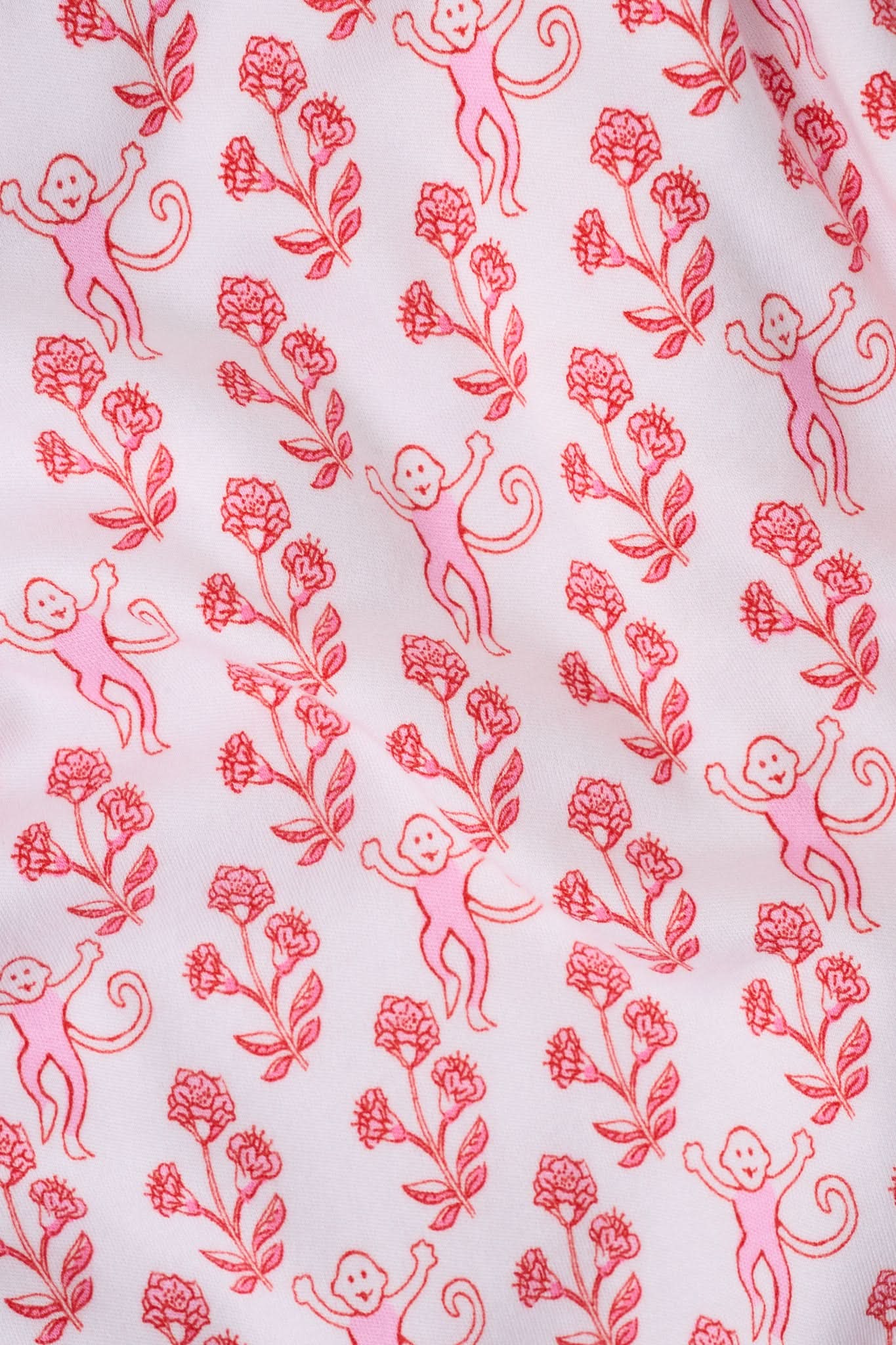 Rosa Ditsy Monkey Hayden Pajamas - Image 3