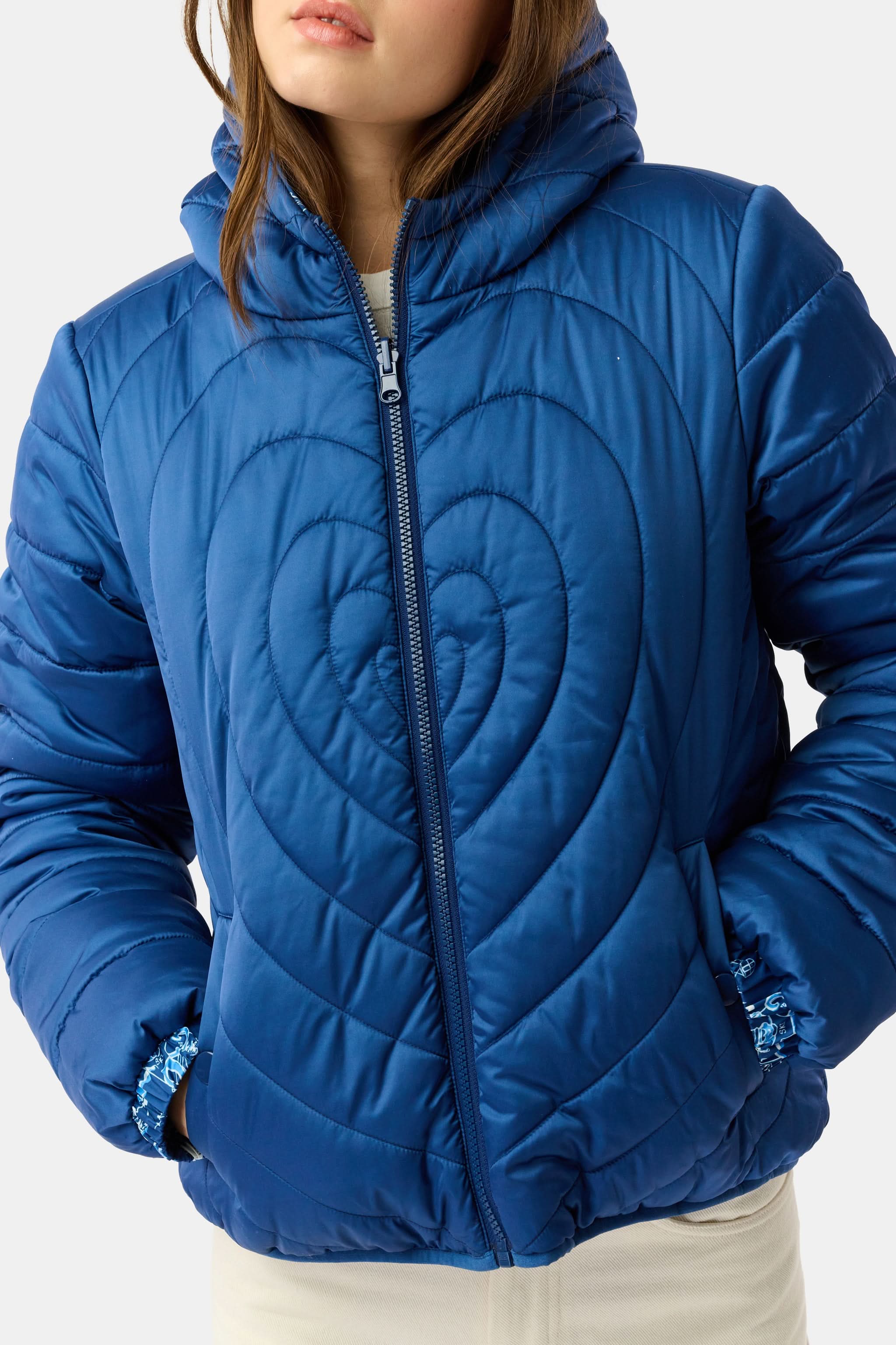 Ski Toile Reversible Puffer Jacket - Image 5