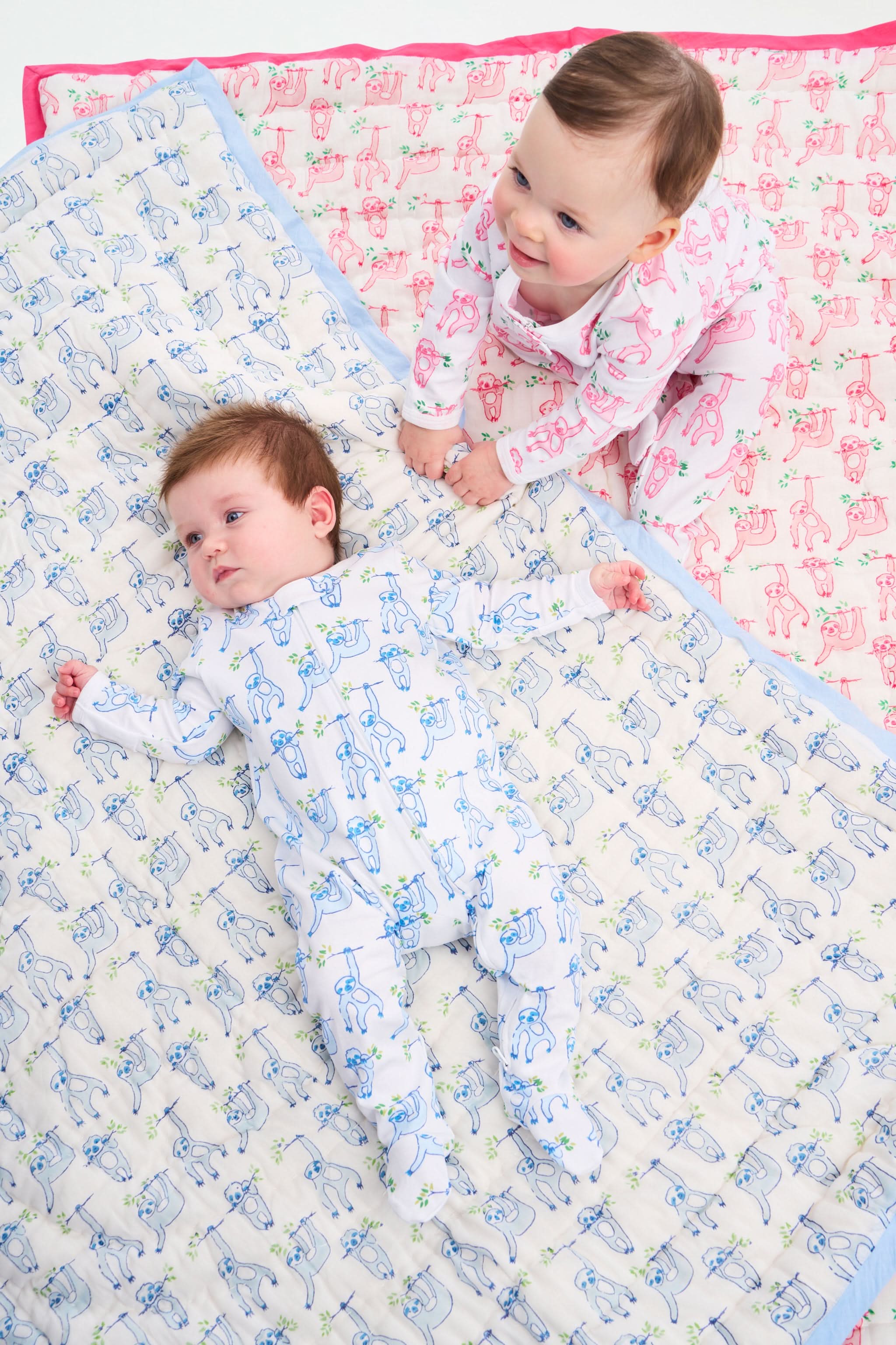 Sleepy Sloth Baby Quilt - Image 2
