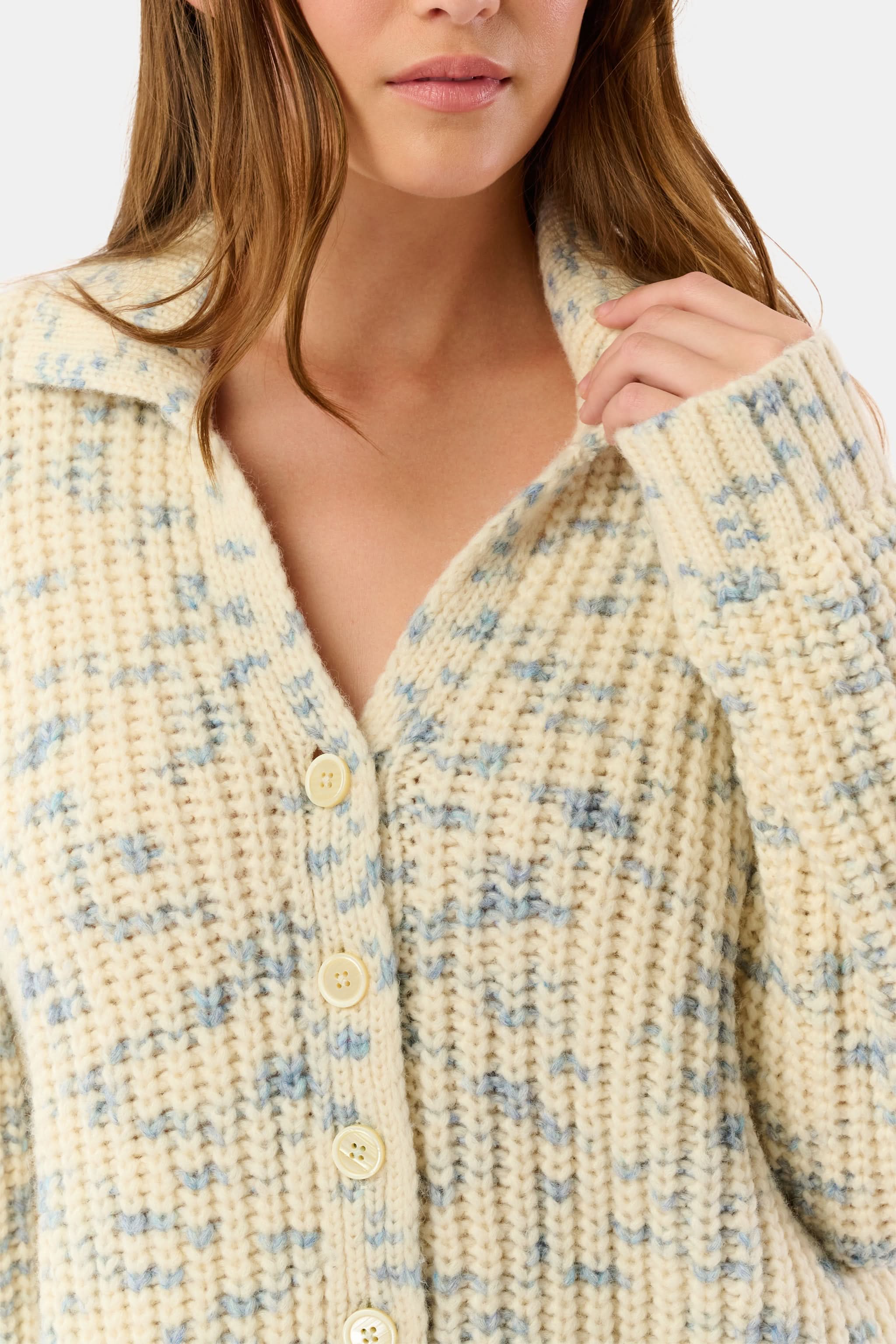 Space Dye Dhalia Cardigan - Image 2