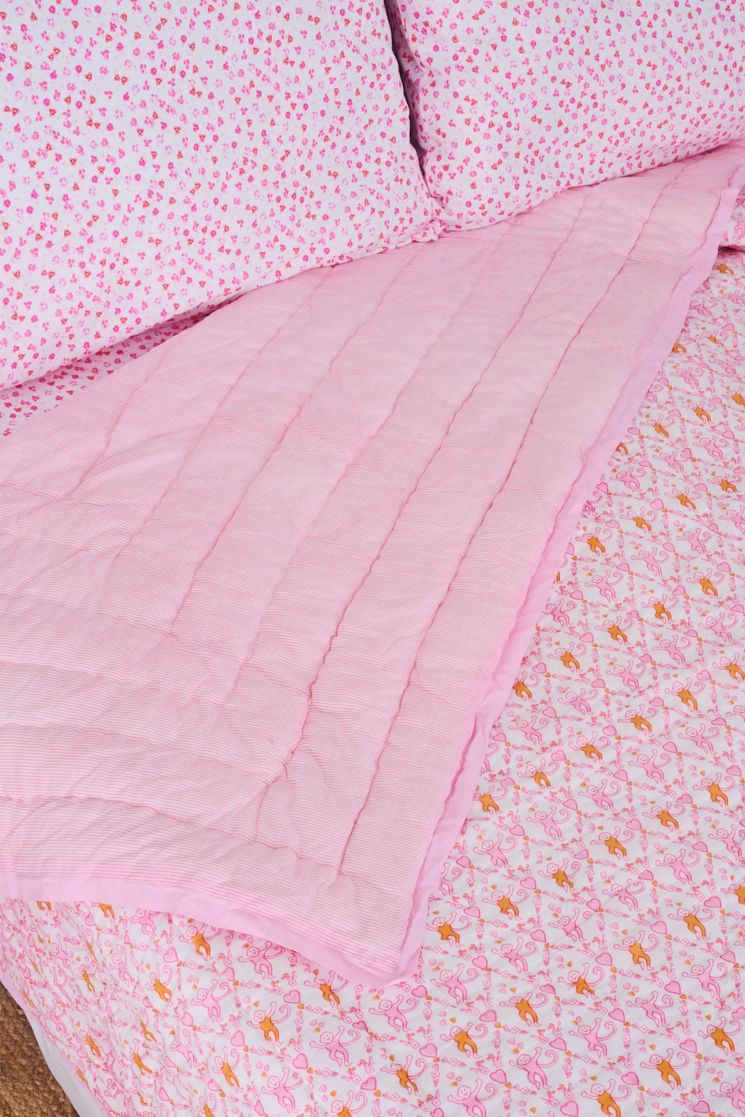 Spring Bloom Monkey Quilt - Image 2