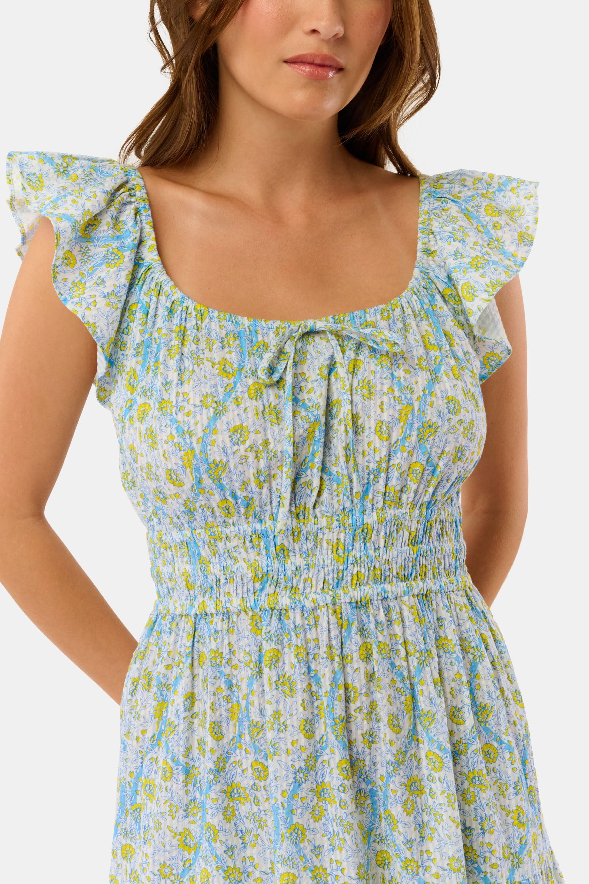 Suzie Floral Ribbon Agnes Dress - Image 2