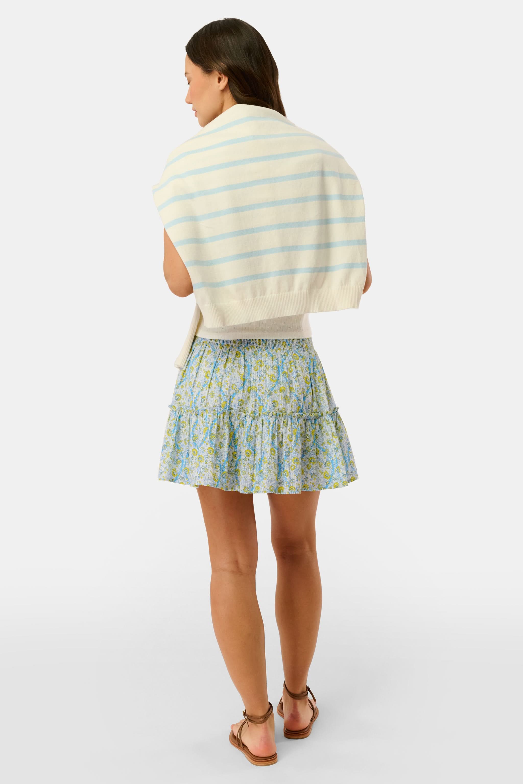 Suzie Floral Ribbon Riki Skirt - Image 5