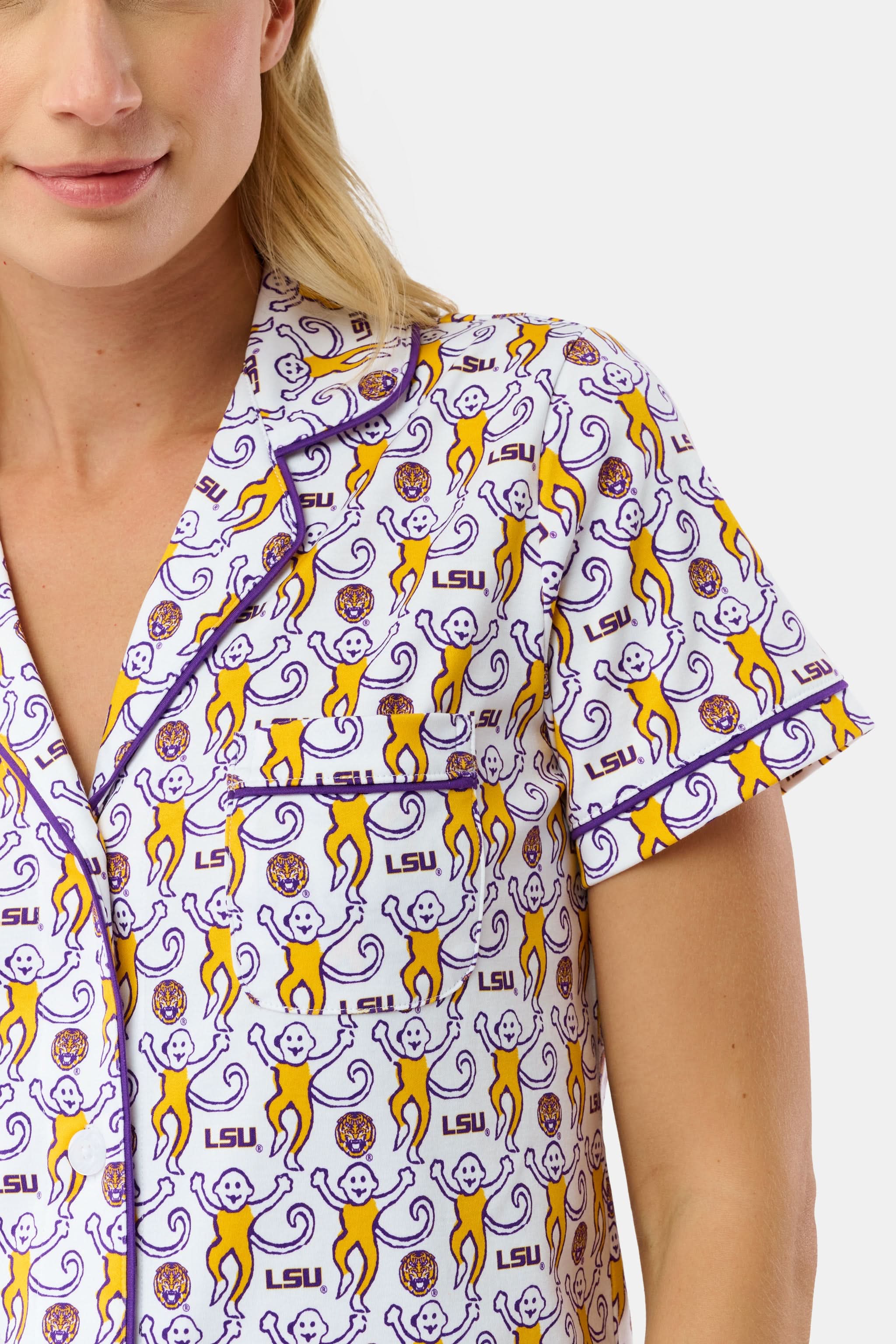 Tigers Lovely Monkey Polo Pajamas - Image 2