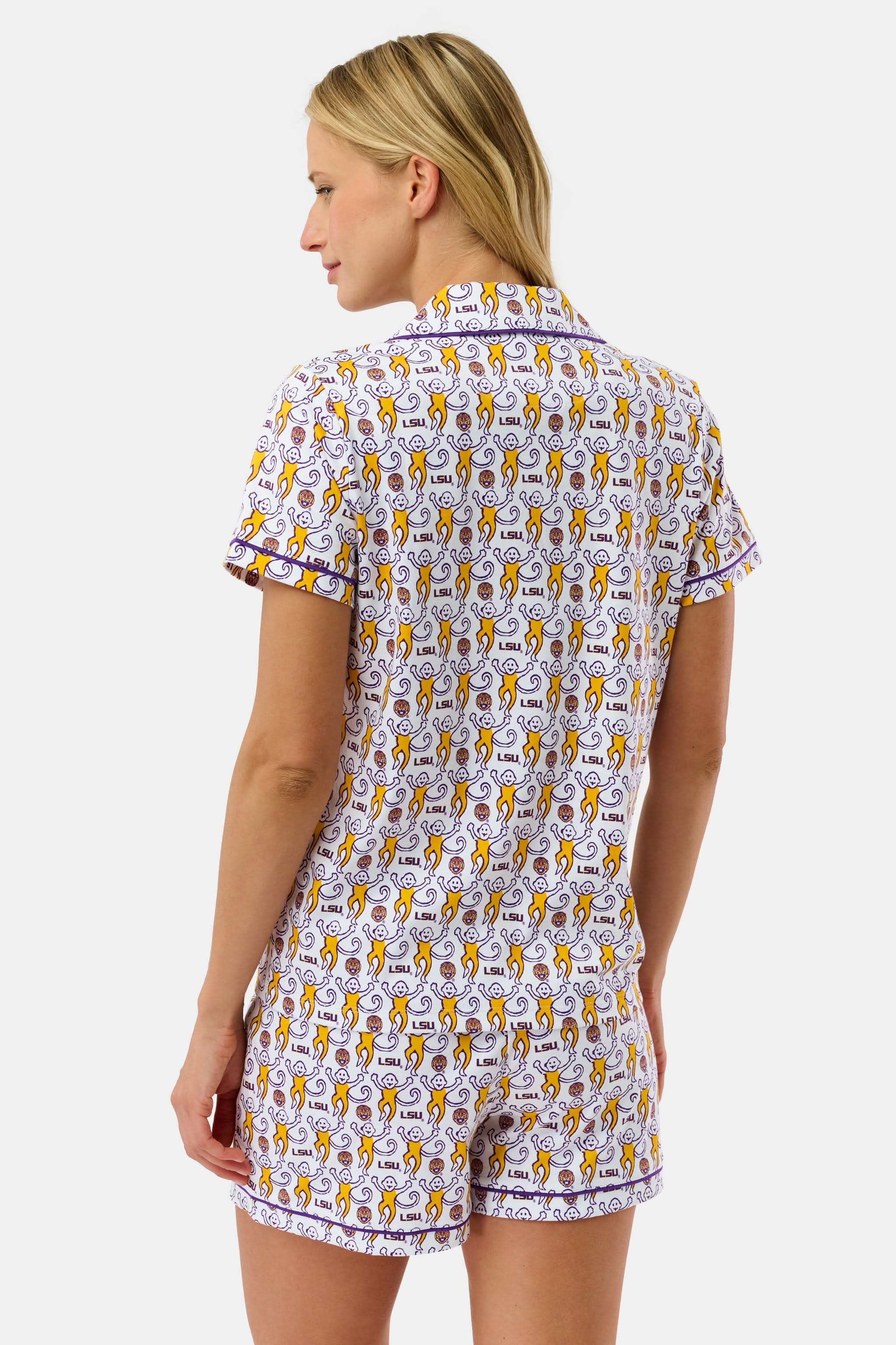 Tigers Lovely Monkey Polo Pajamas - Image 3