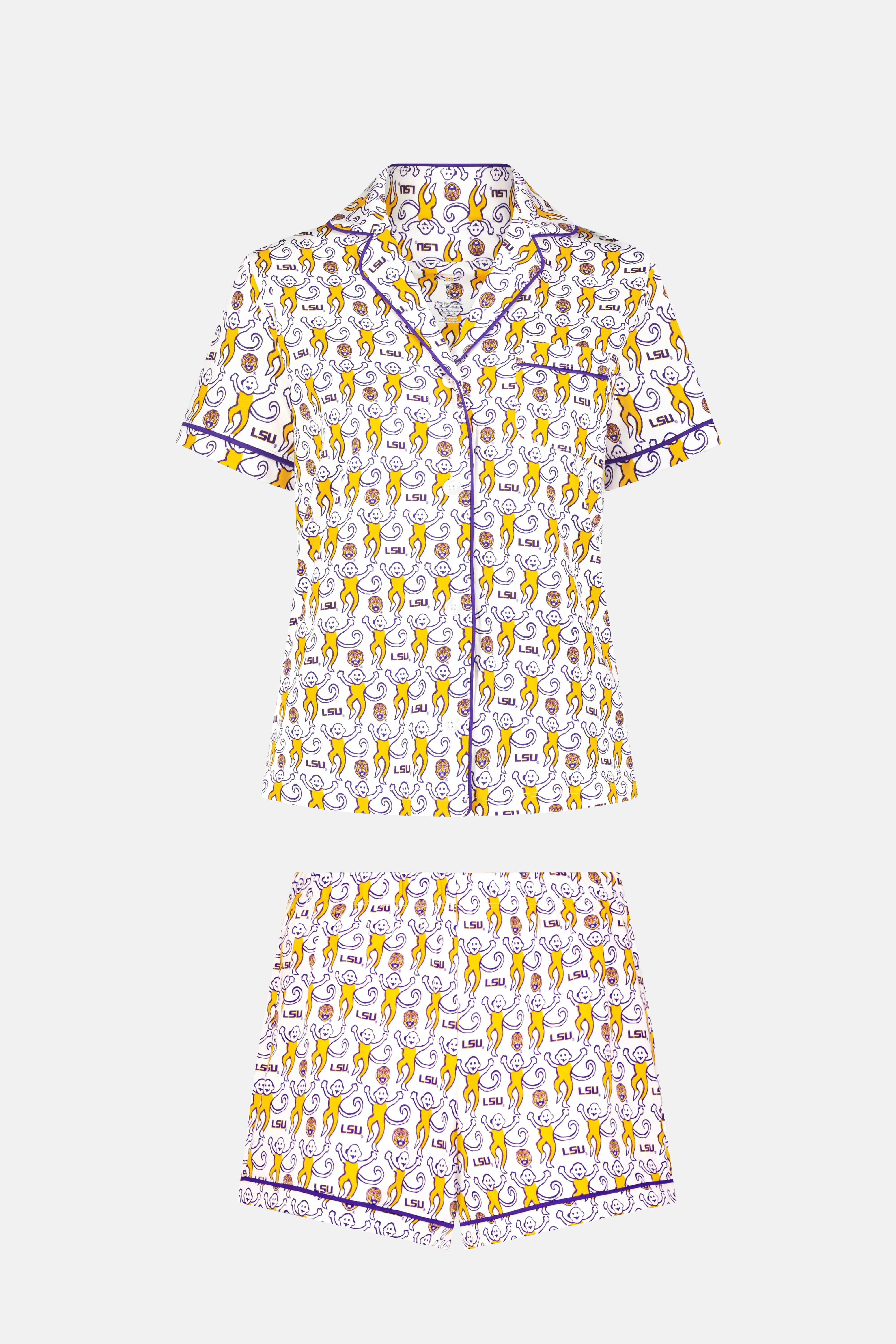Tigers Lovely Monkey Polo Pajamas - Image 4