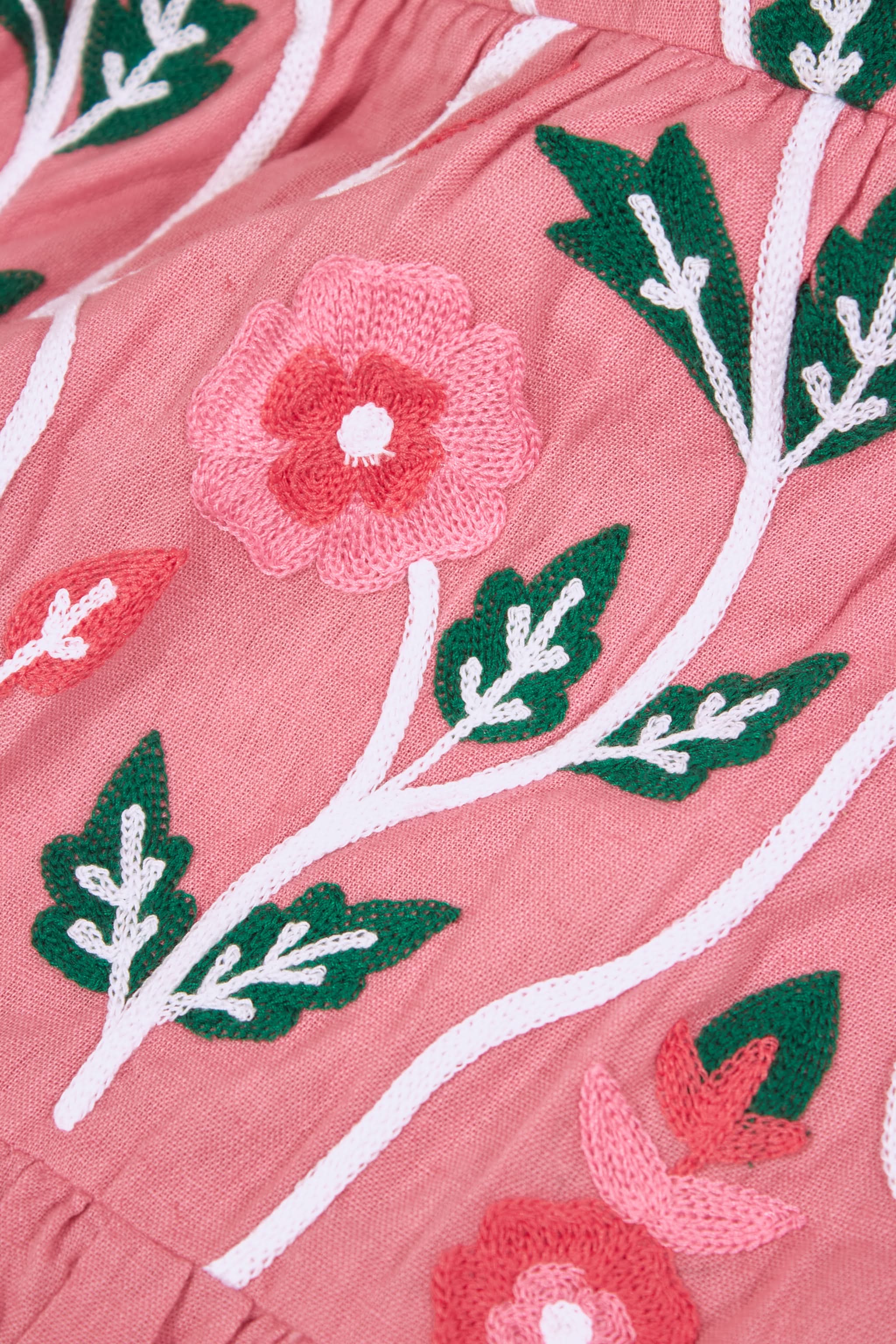 Trellis Floral Embroidery Emory Dress - Image 8