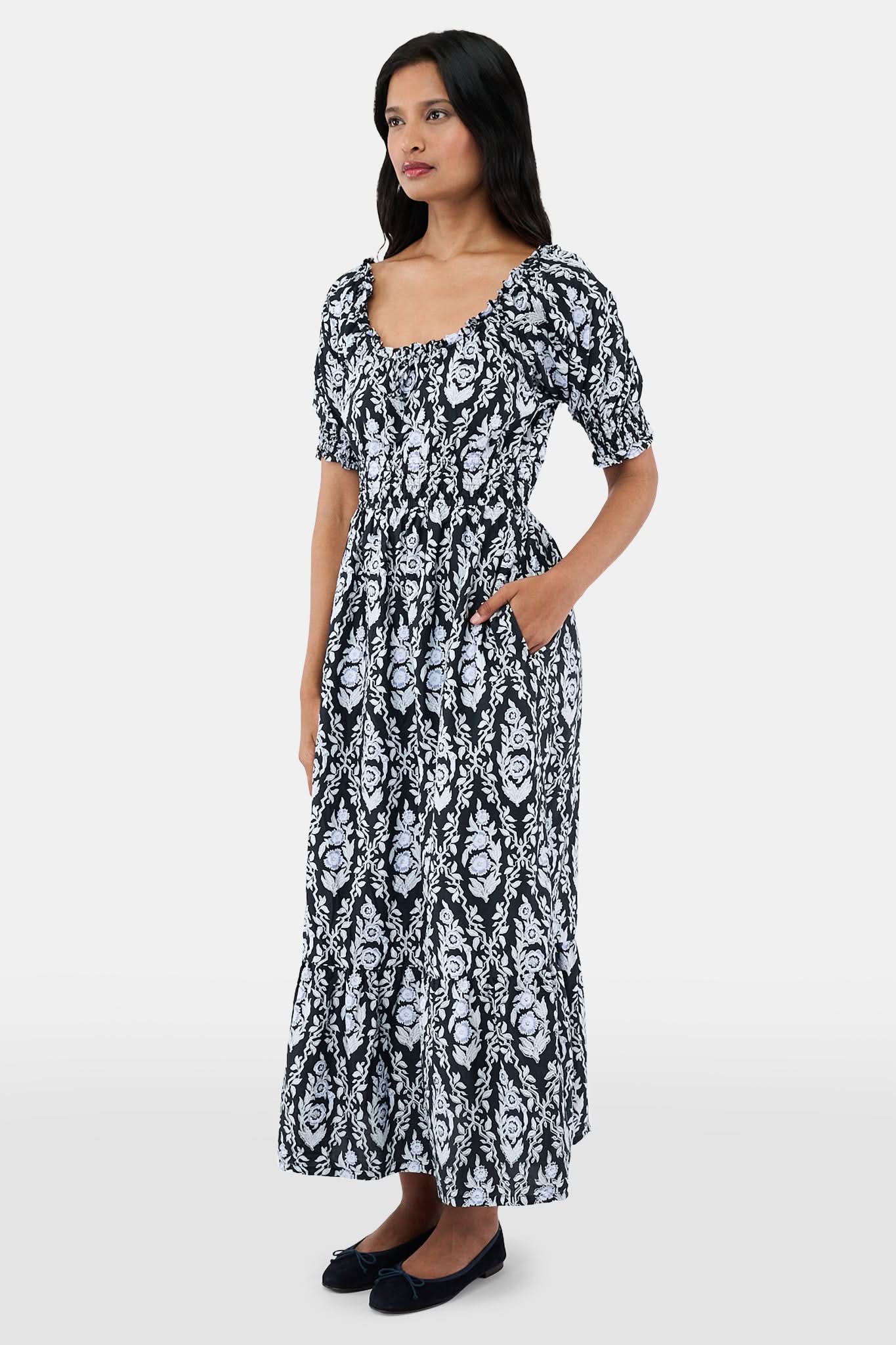 Trellis Floral Maren Dress - Image 6