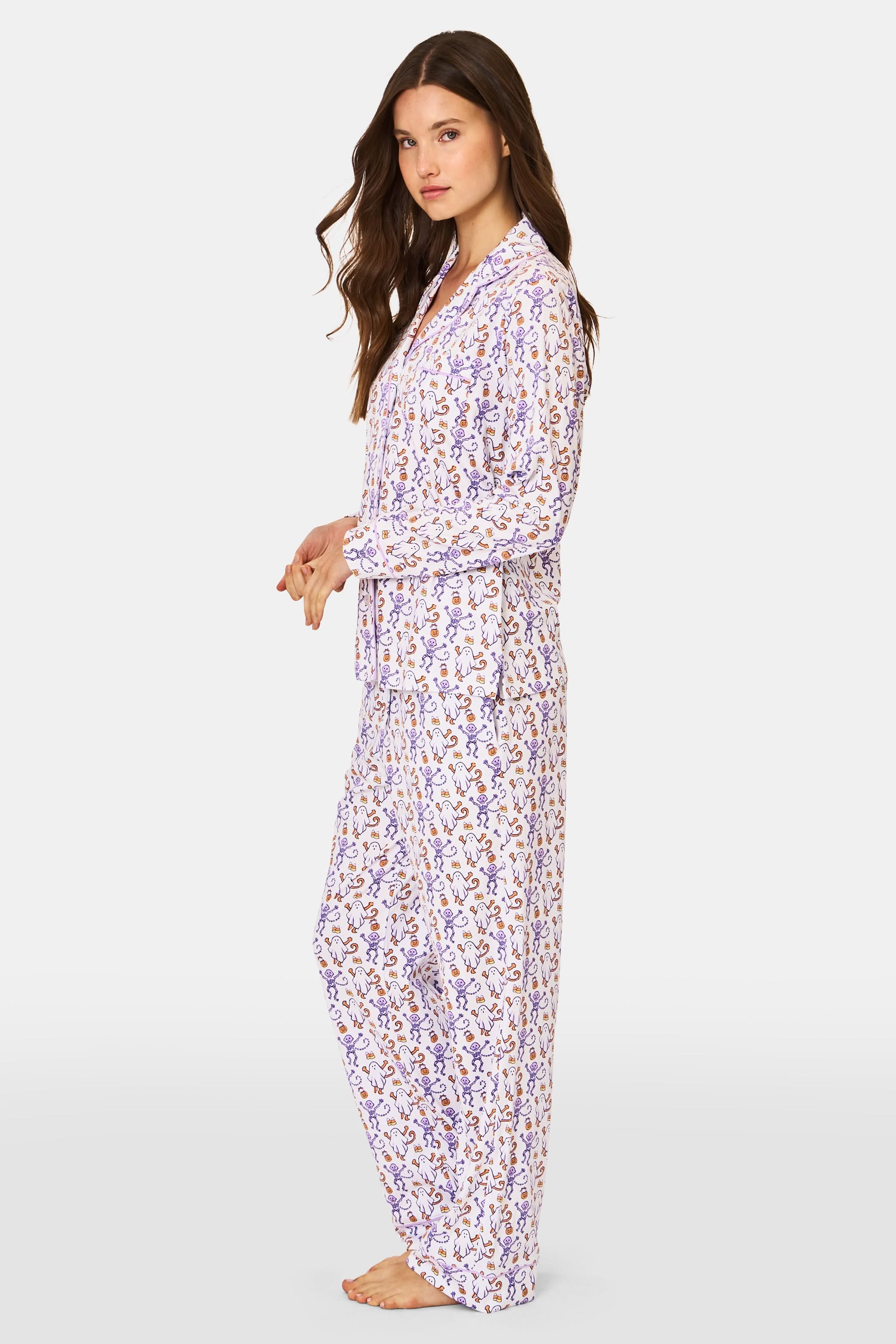 Trick or Treat Long Sleeve Polo Pajamas - Image 5
