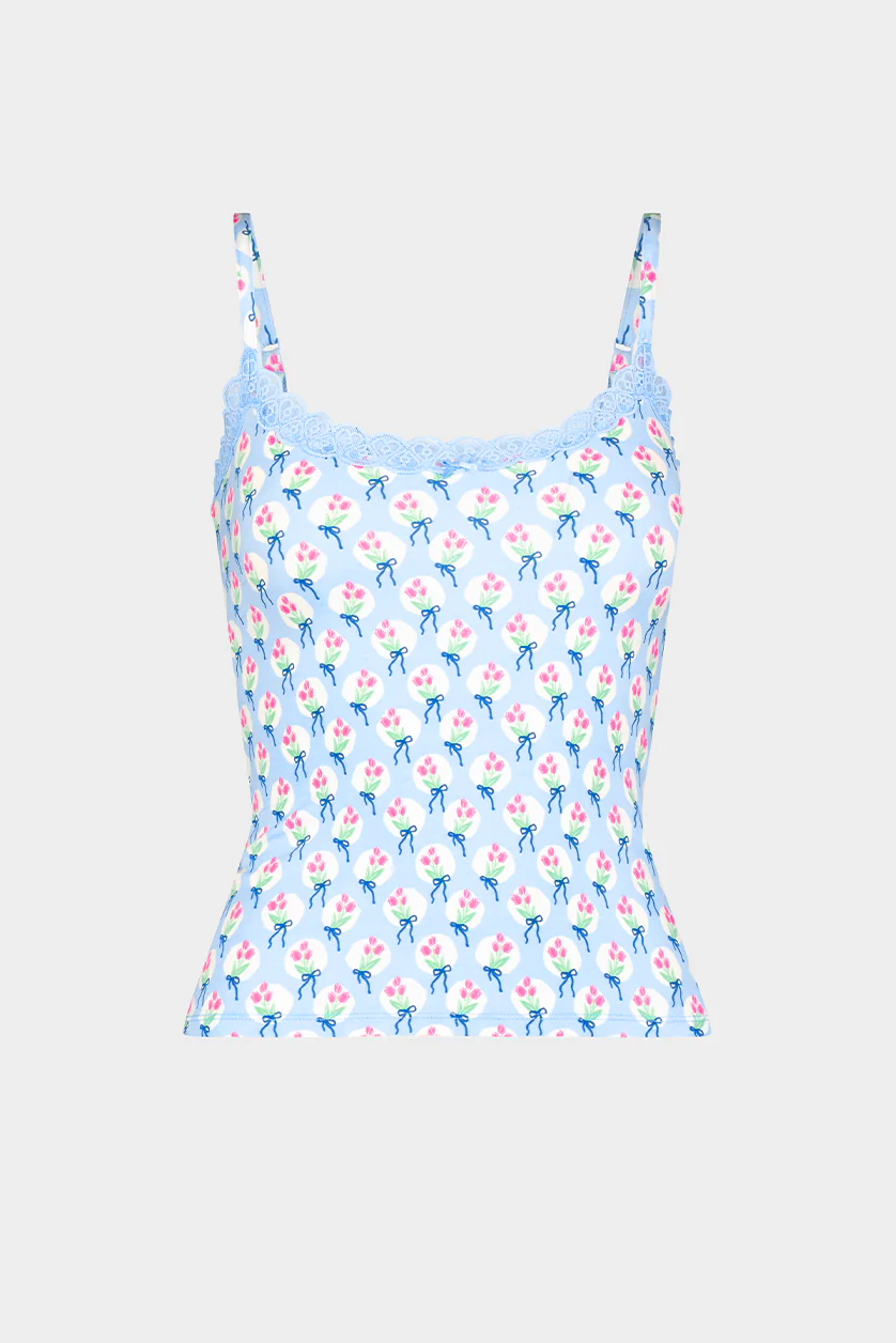 Tulip Polka Dot Carmine Cami - Image 5