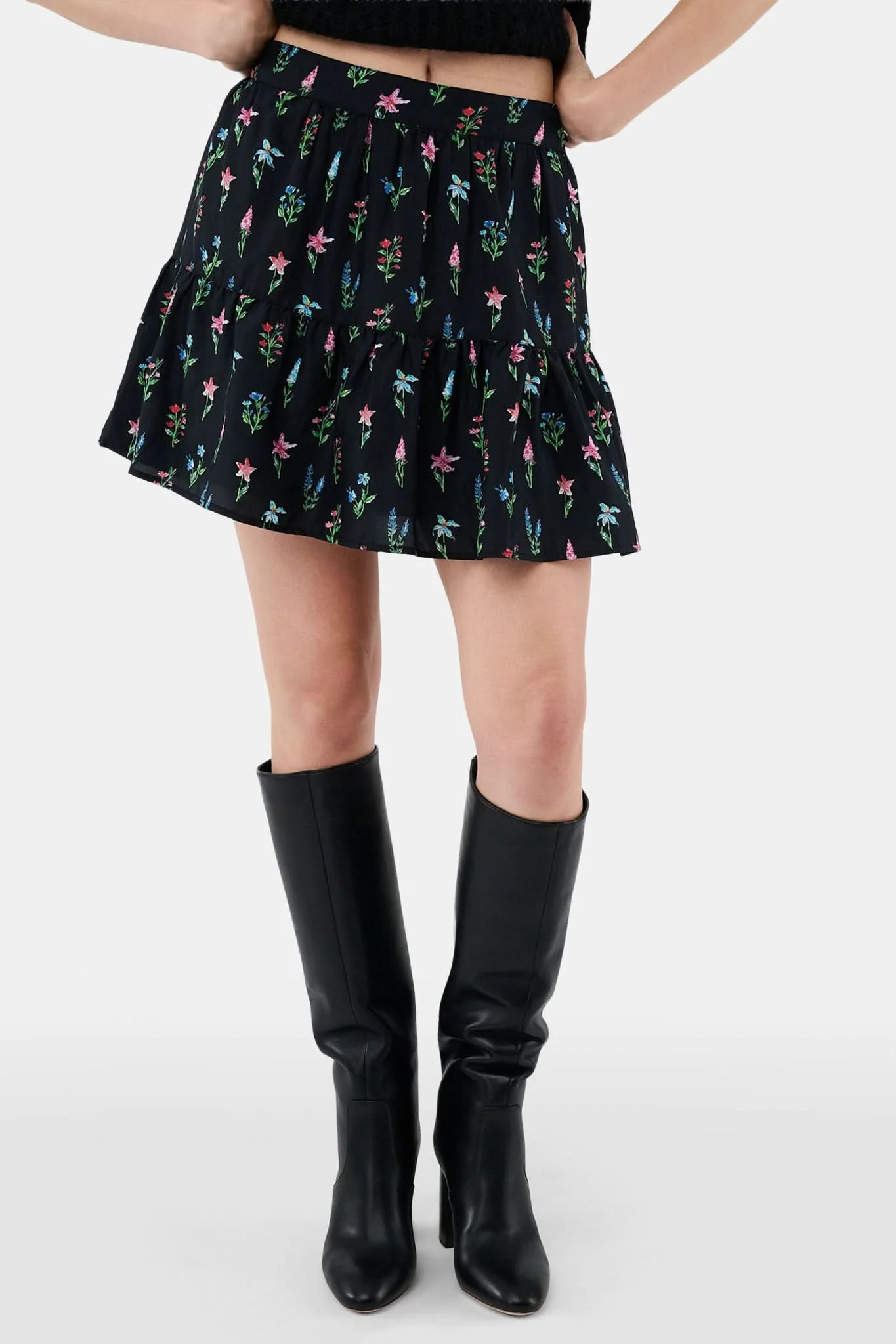 Wildflower Ditsy Fleet Skirt - Image 4